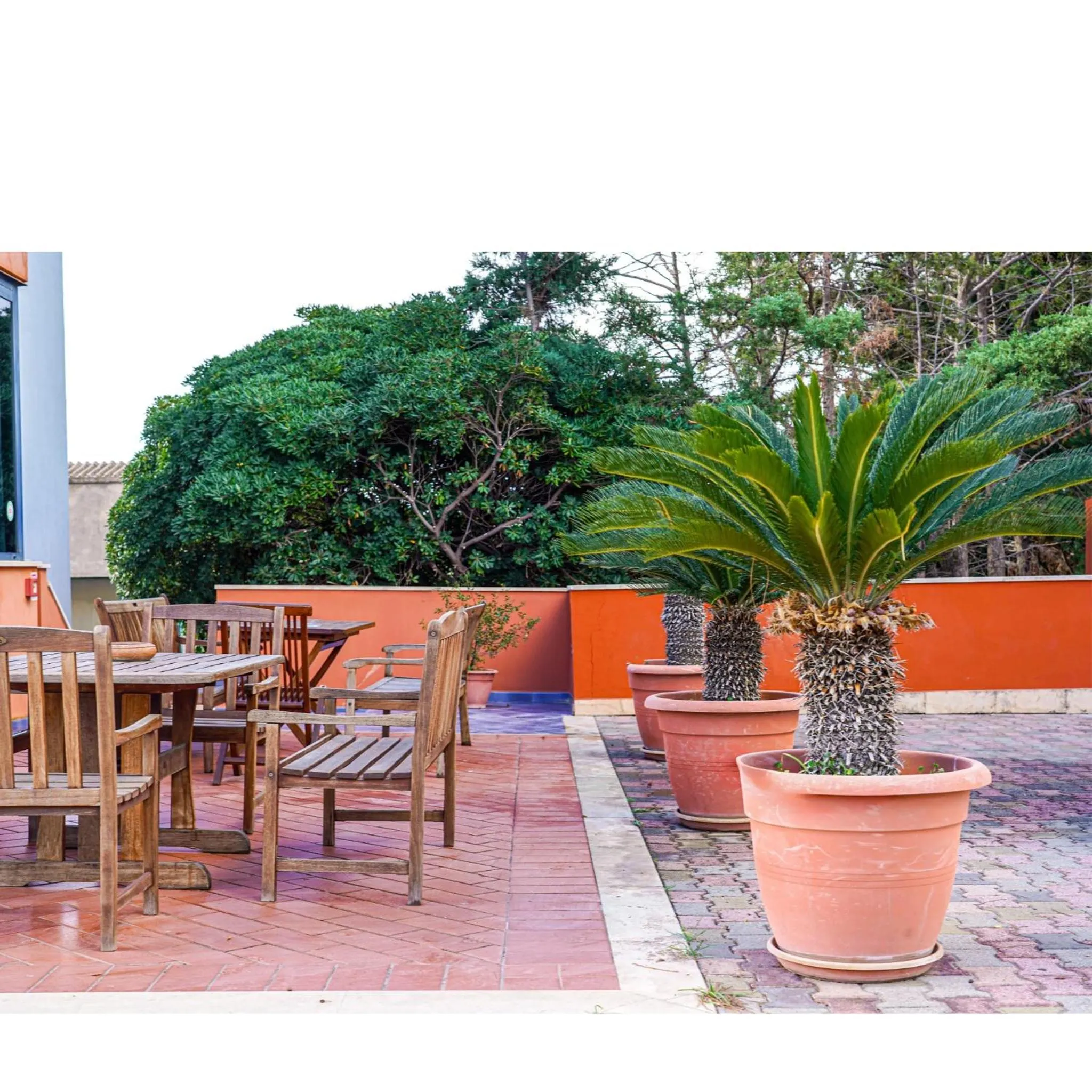 Patio in Motel - Hotel Nautico Pozzallo