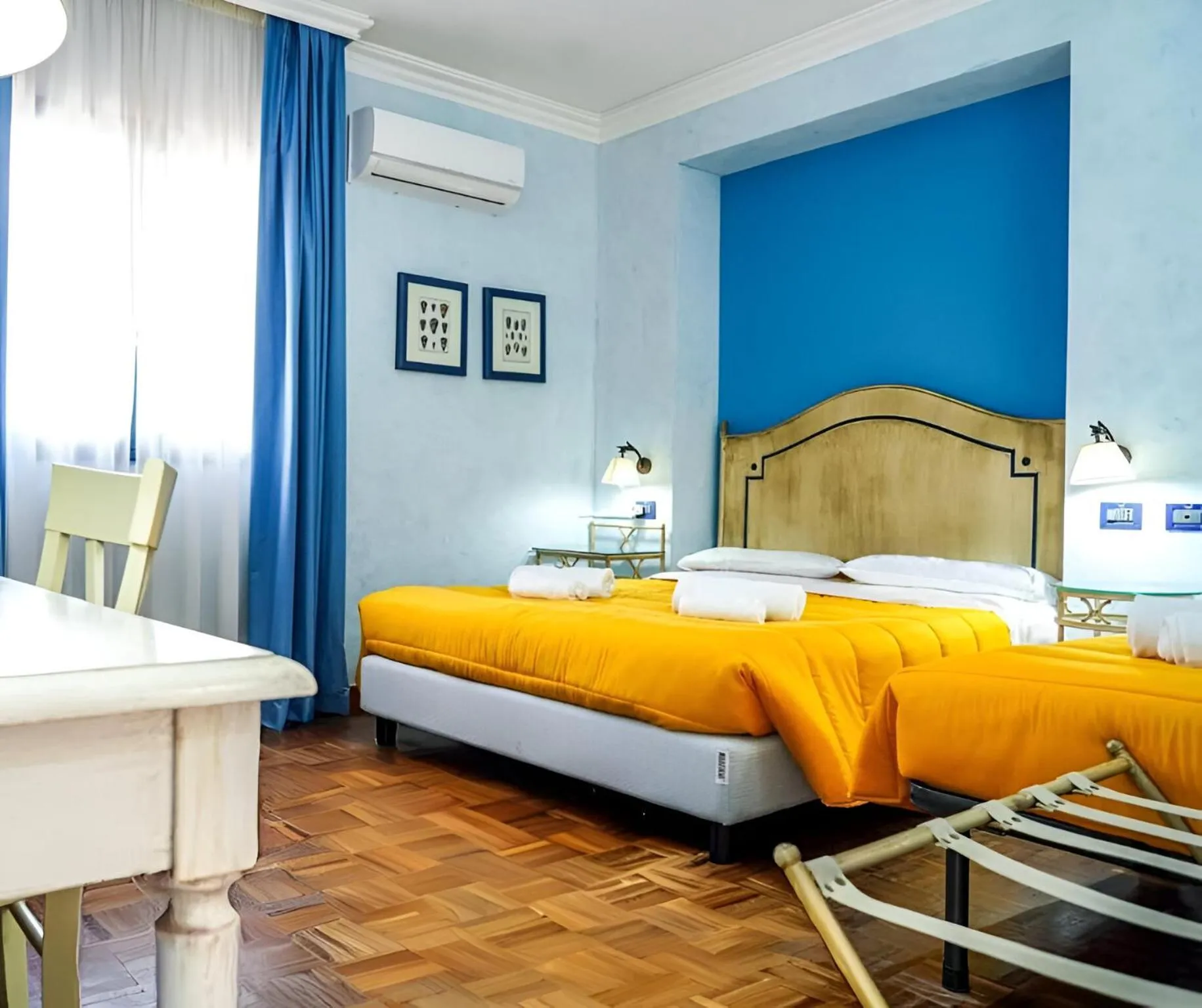 Bedroom, Bed in Motel - Hotel Nautico Pozzallo