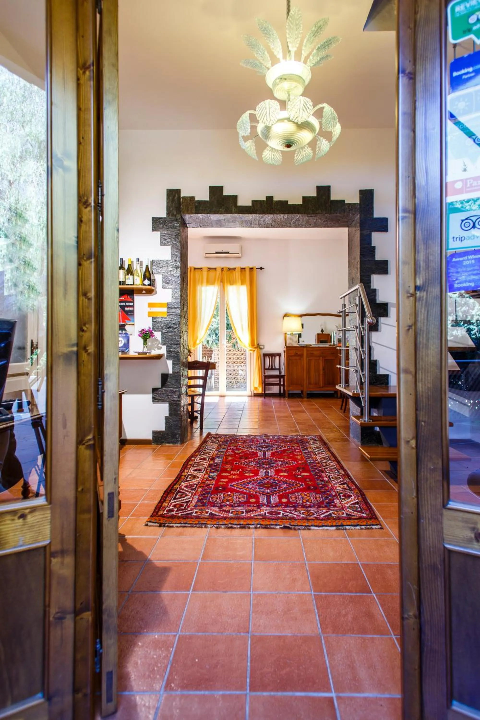 Lobby or reception in B&B Villa Seta