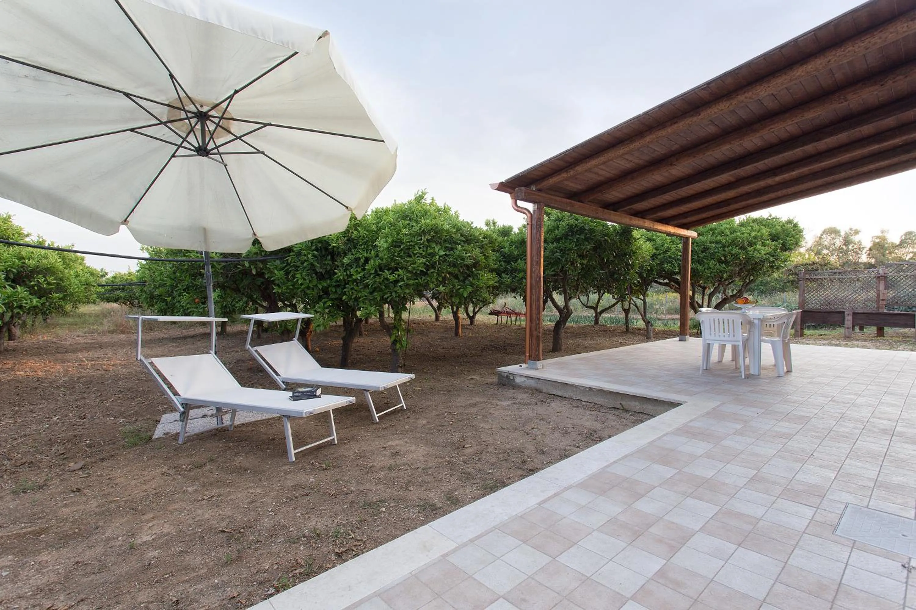 Patio in B&B Villa Seta