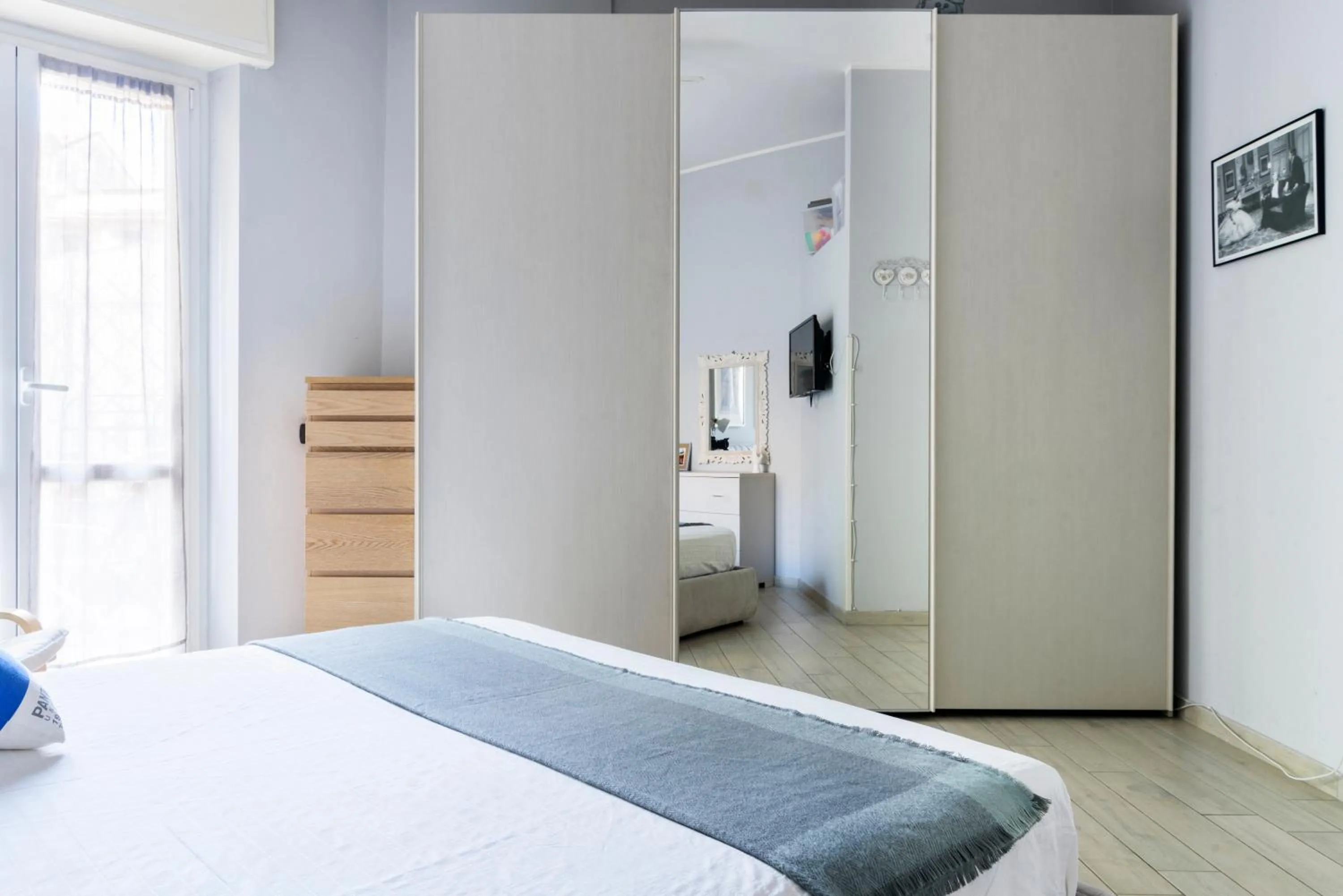 Bed in Pascoli Master Guest apartment