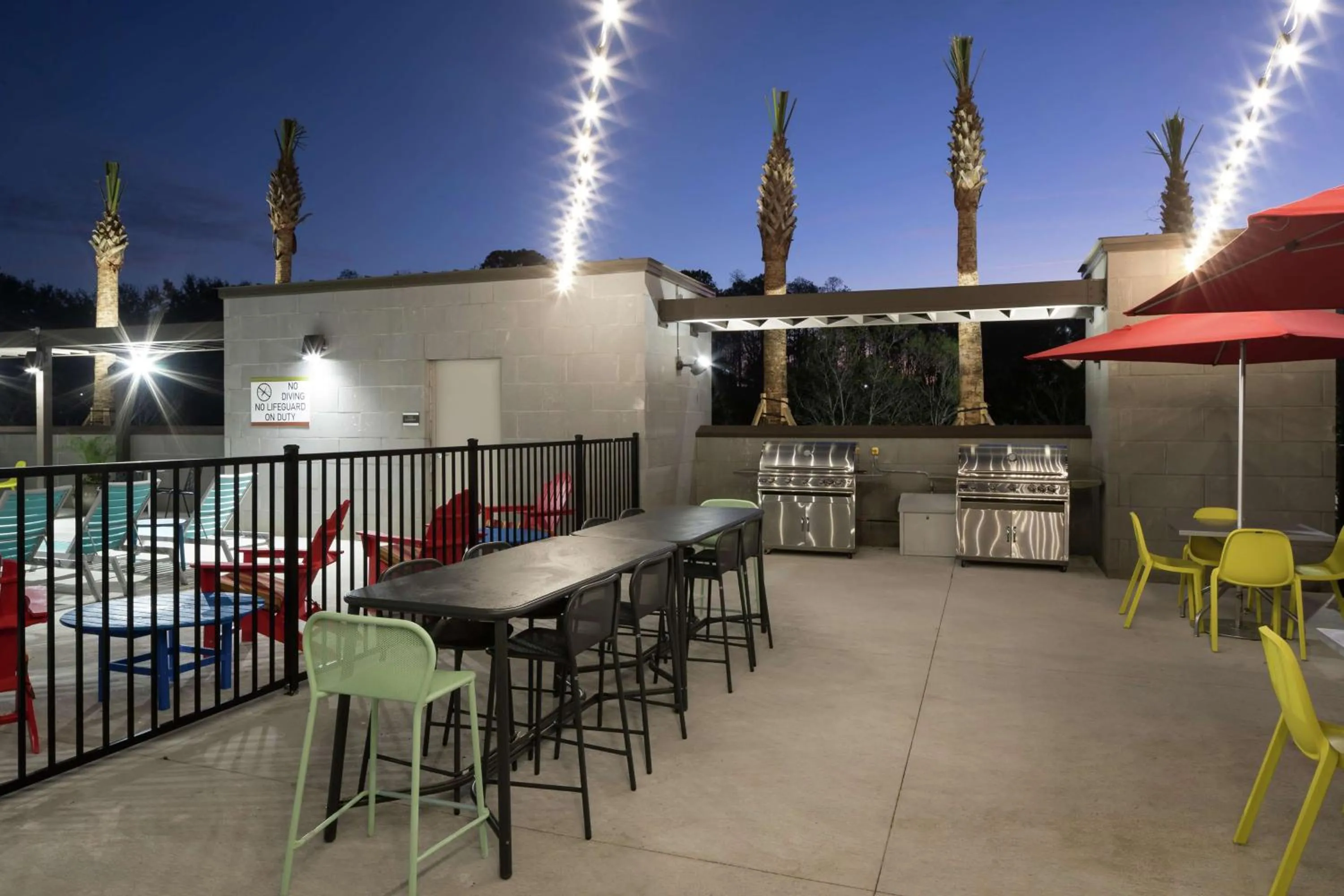 Patio in Home2 Suites By Hilton Jacksonville Airport
