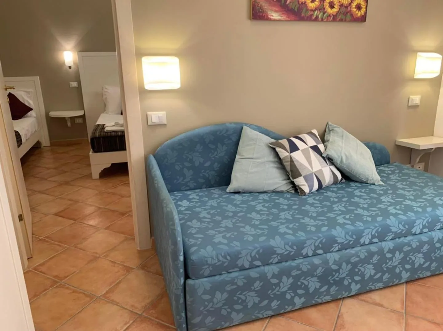 View (from property/room), Bed in Badia Rooms & Breakfast