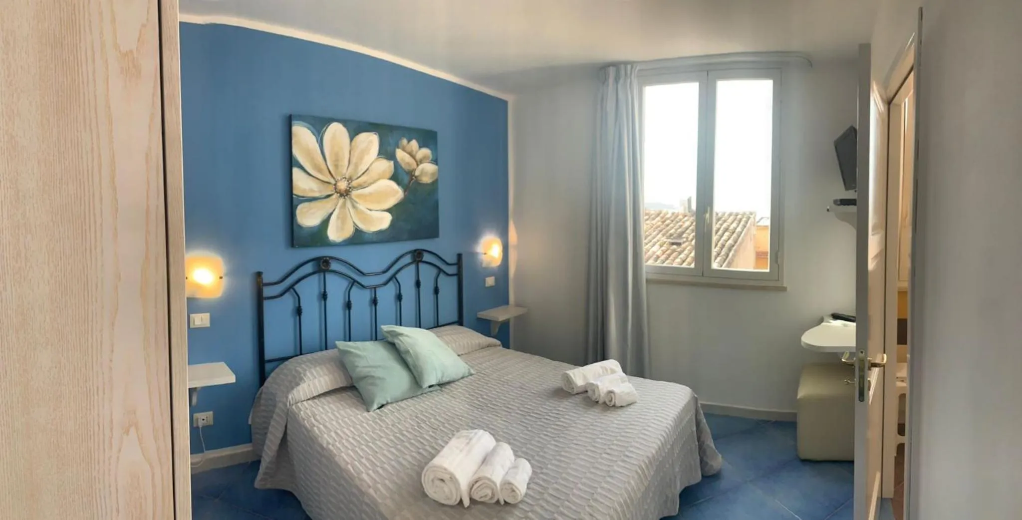 View (from property/room), Bed in Badia Rooms & Breakfast