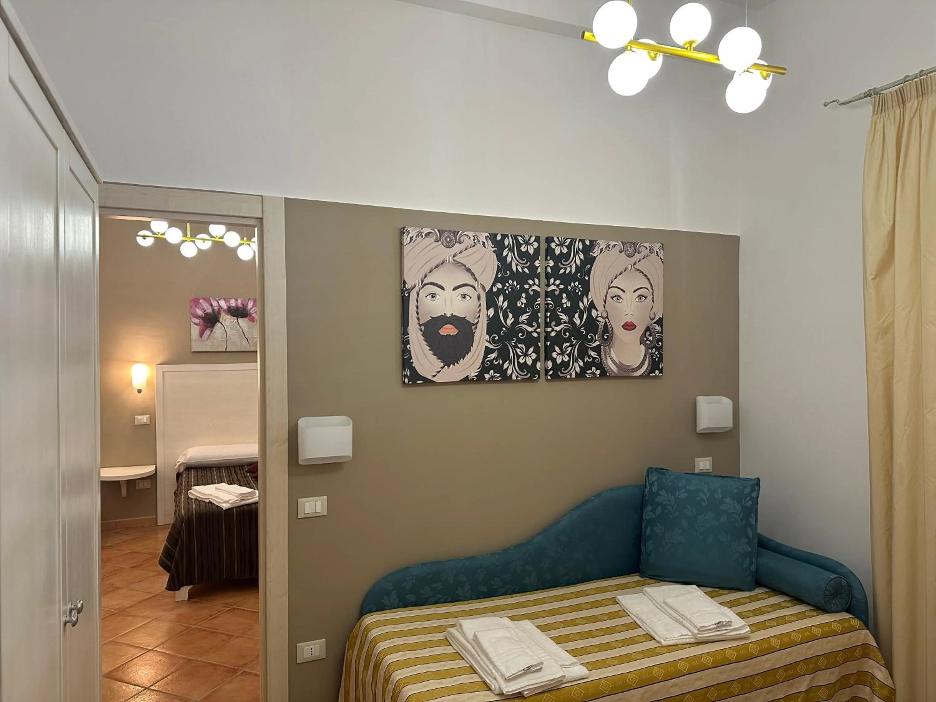 View (from property/room), Bed in Badia Rooms & Breakfast