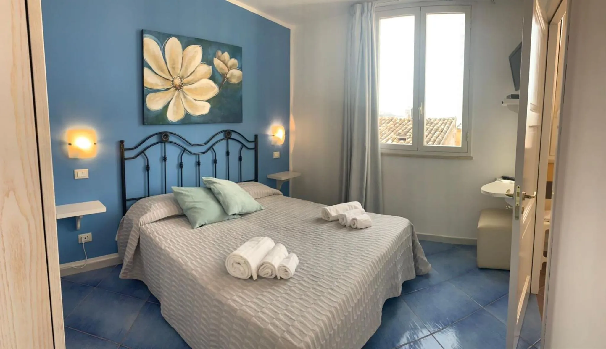 View (from property/room), Bed in Badia Rooms & Breakfast