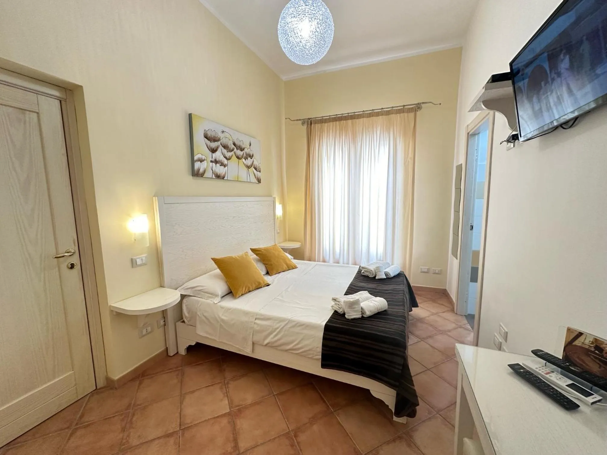 View (from property/room), Bed in Badia Rooms & Breakfast