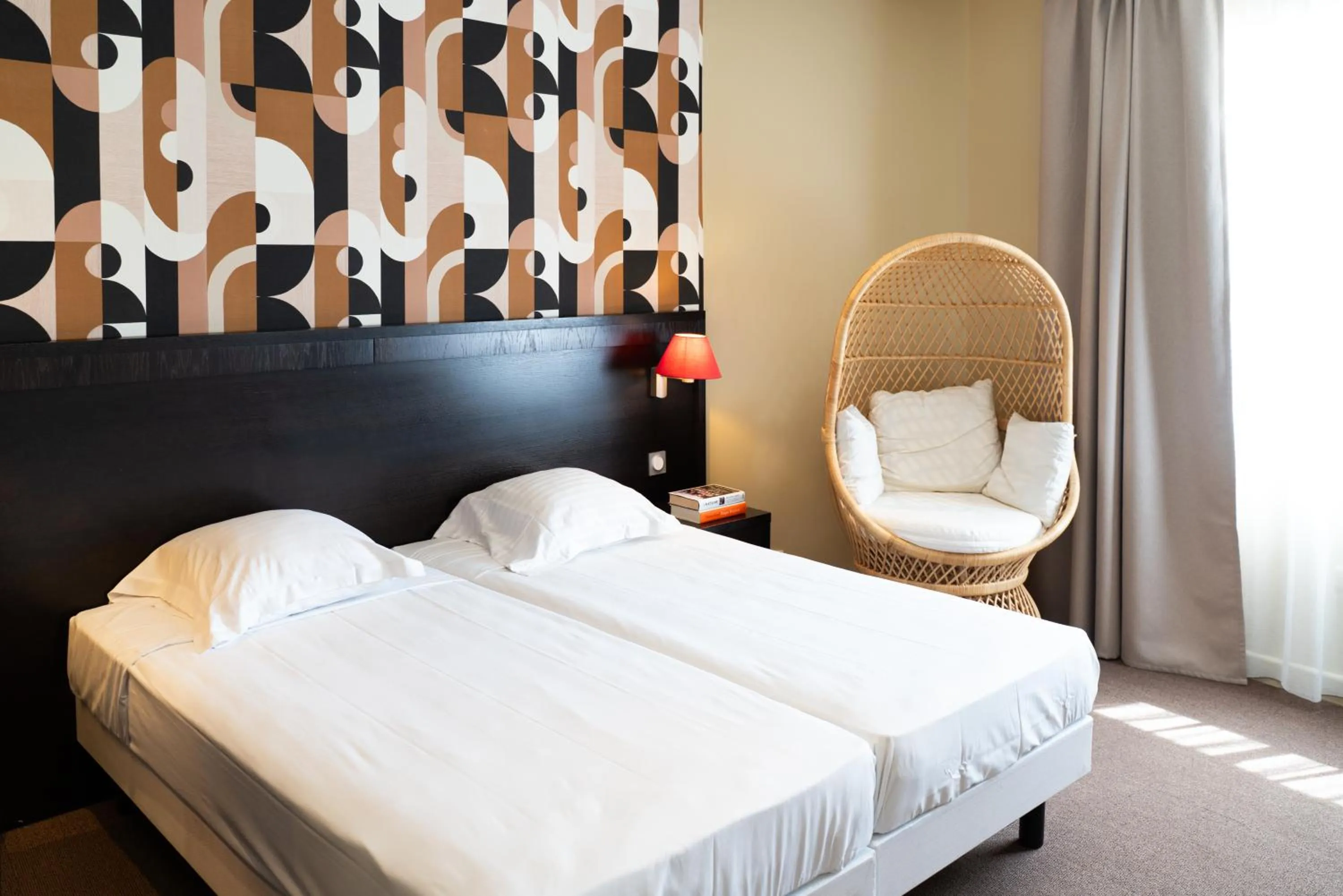 Bed in Hôtel Comté de Nice