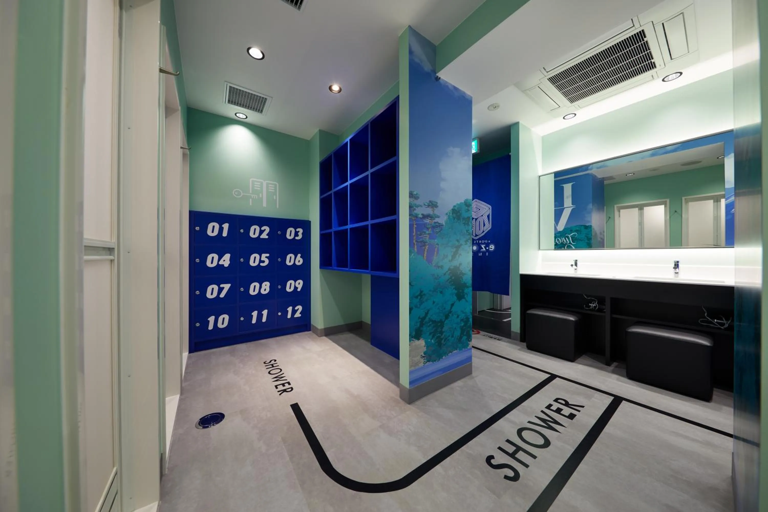 Shower in esports hotel e-ZONe 電脳空間