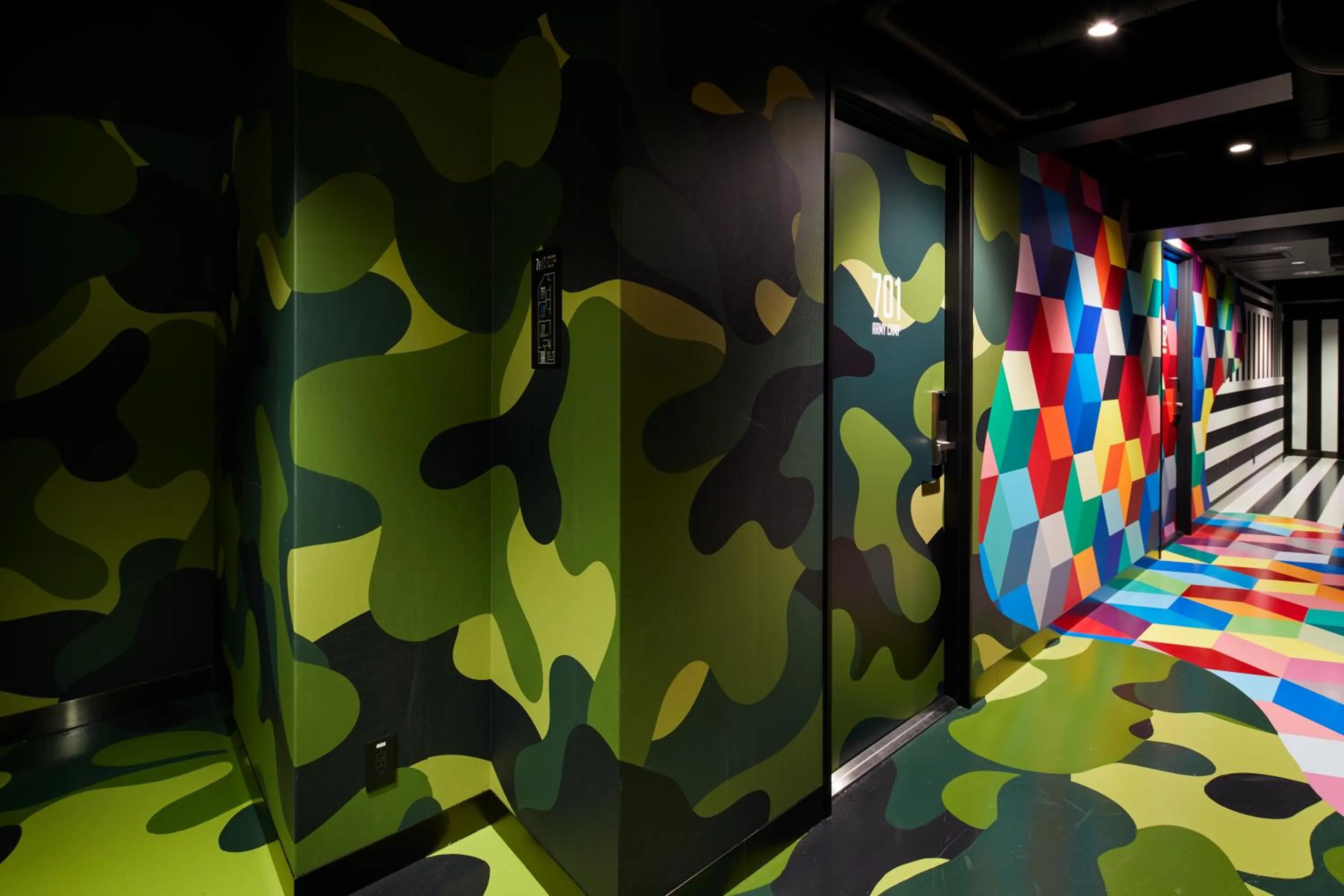 Area and facilities in esports hotel e-ZONe 電脳空間