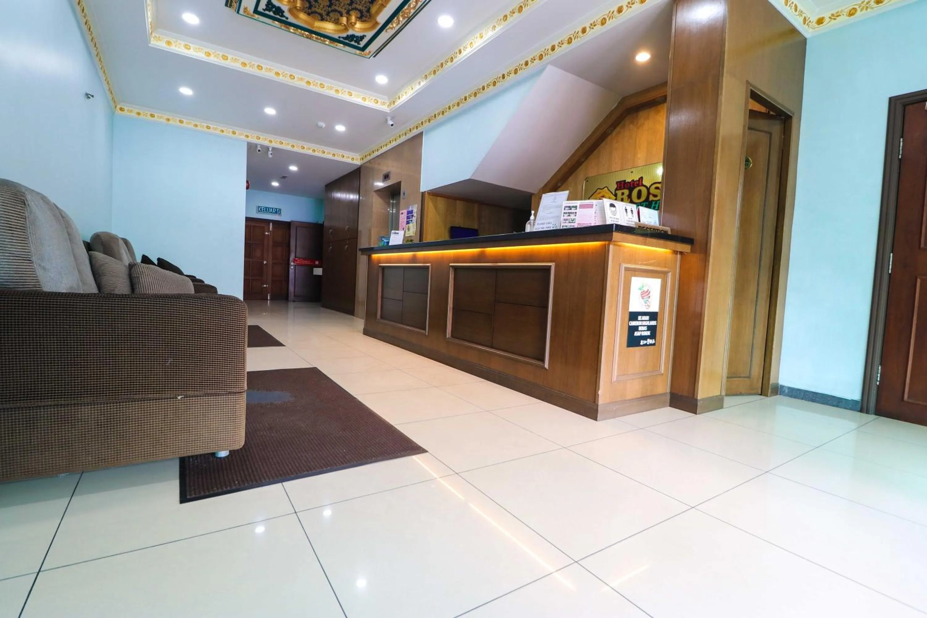 Lobby or reception in Hotel Rose Crest Hill, Cameron Highlands