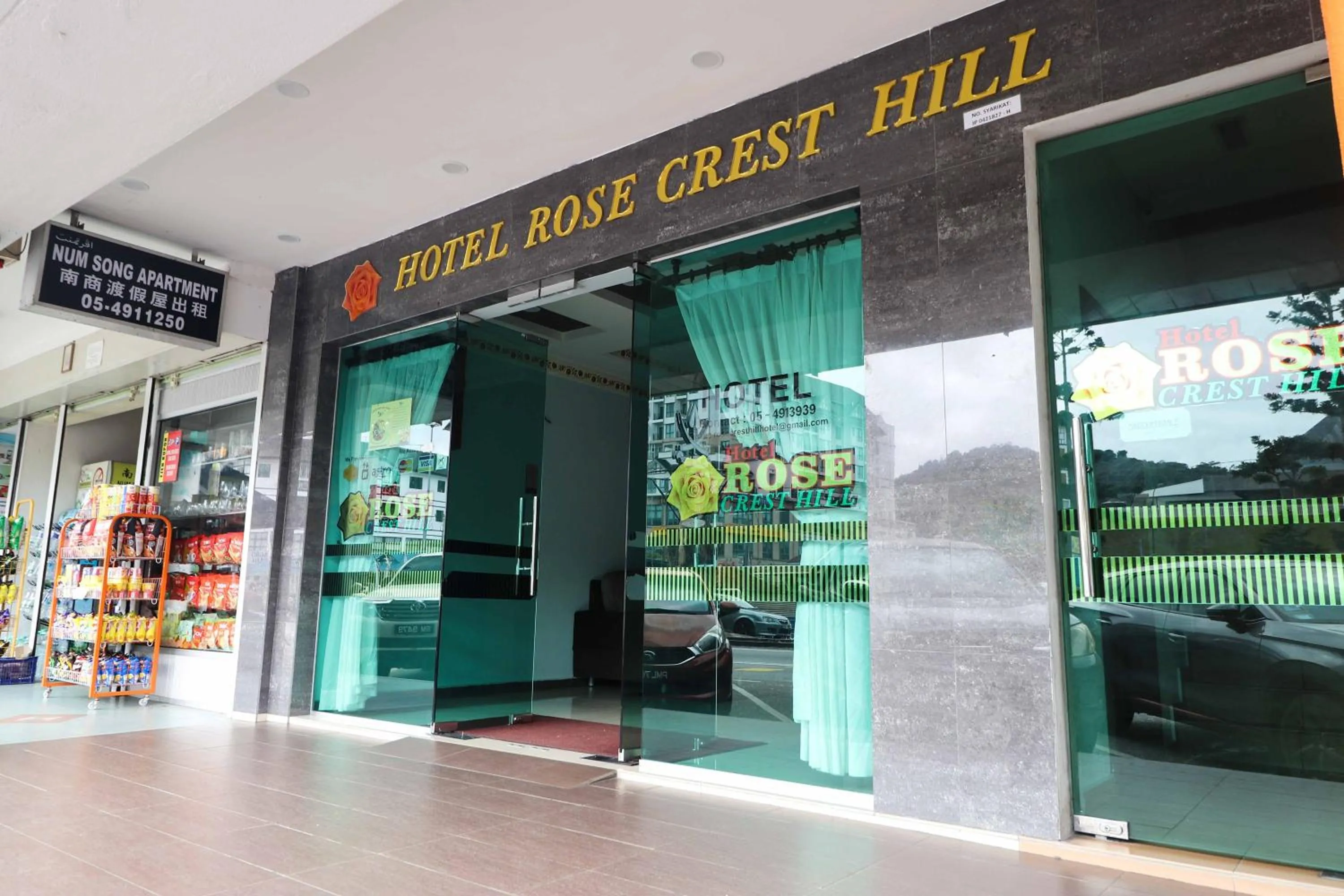 Facade/entrance in Hotel Rose Crest Hill, Cameron Highlands