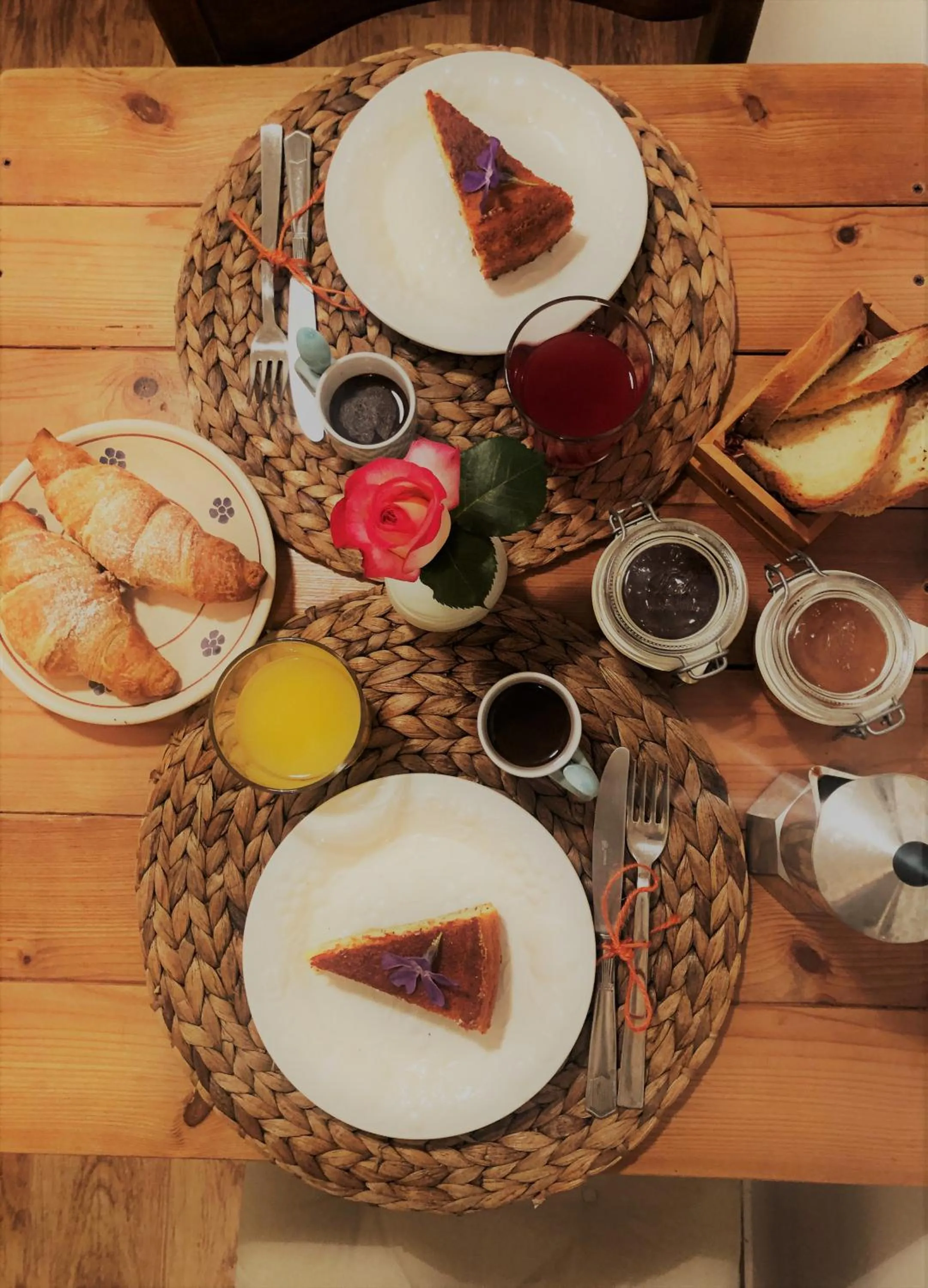 Food close-up in B&B Mandorla Amara