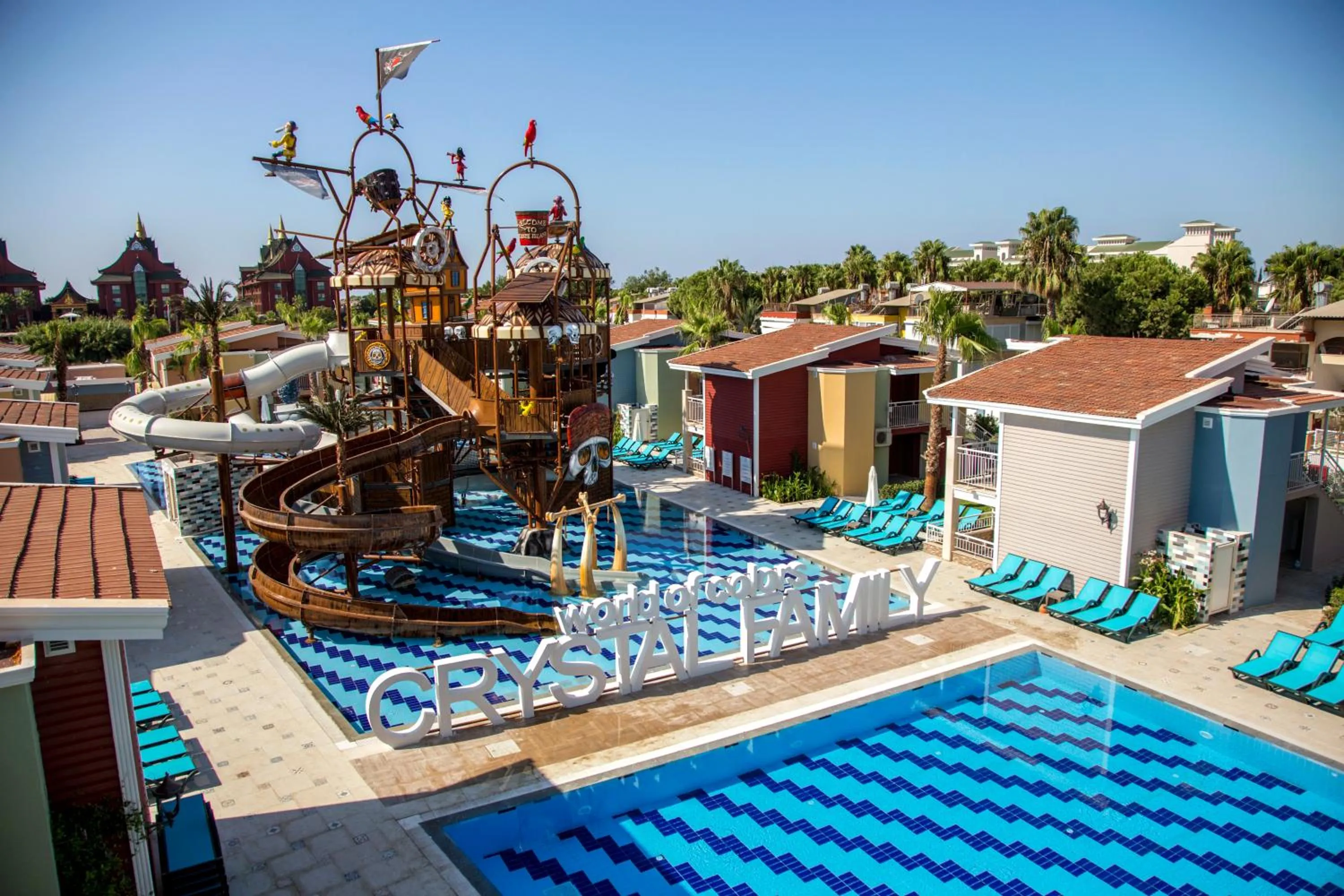 Pool view in Crystal Club World of Colours Comfort Collection