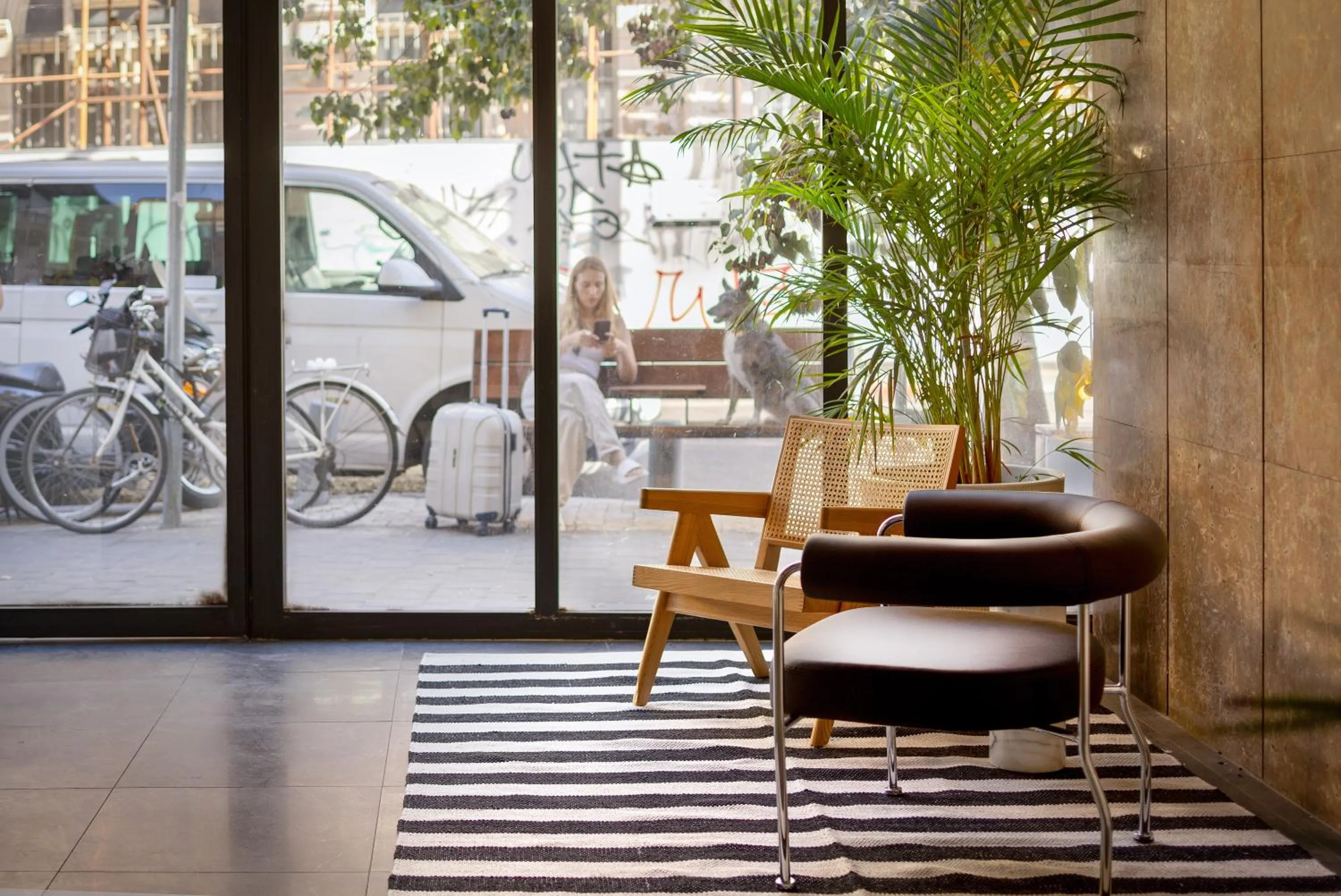 Lobby or reception in Monochrome - by Loginn Tel-Avivian hotels