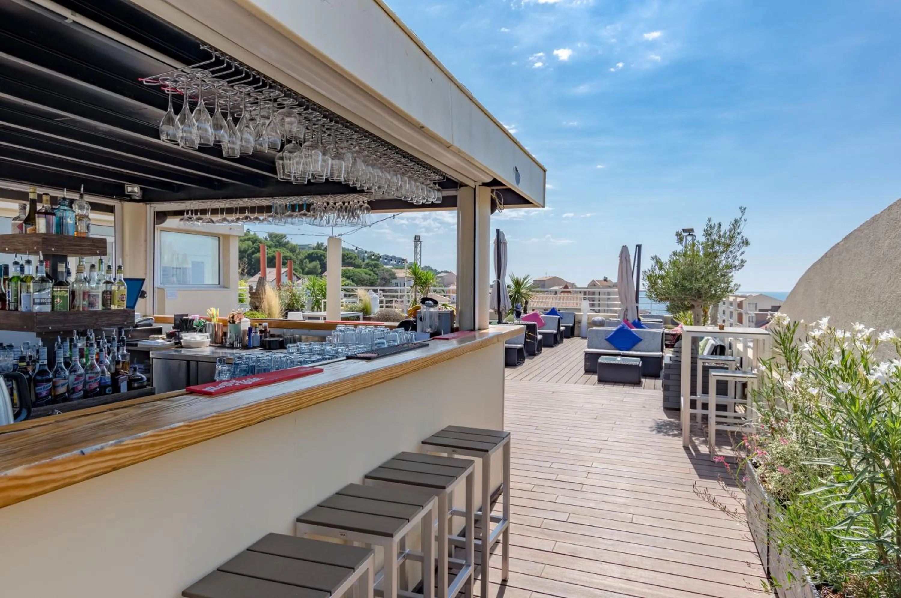 Patio in Cit'Hotel Imperial