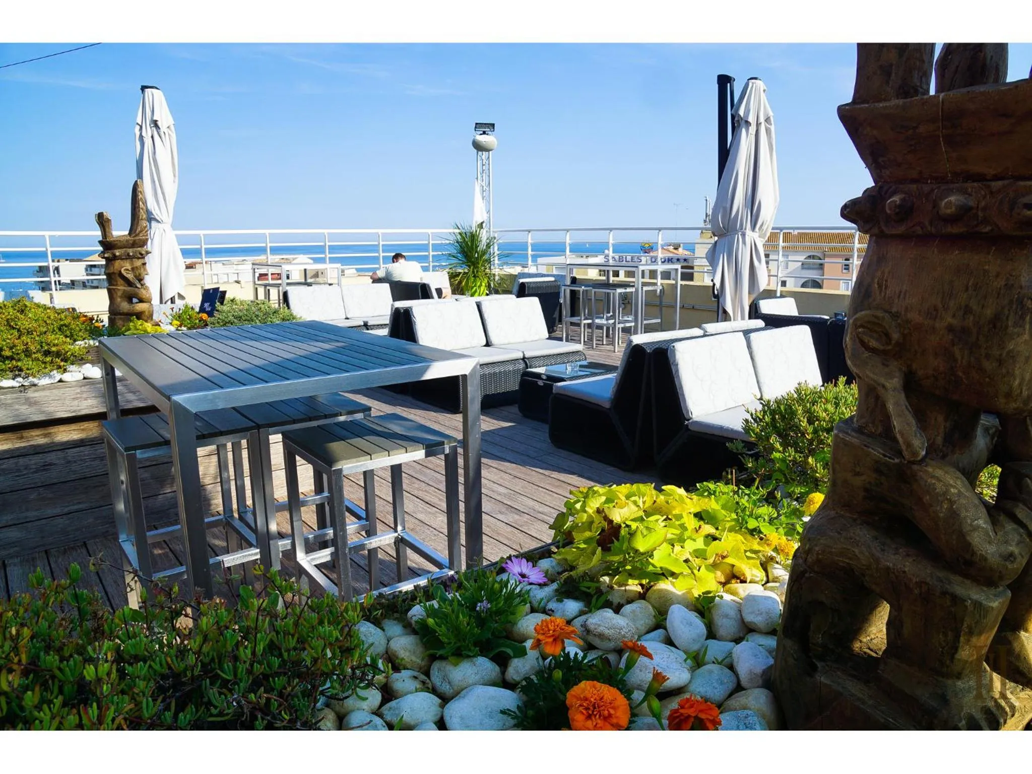 Patio in Cit'Hotel Imperial