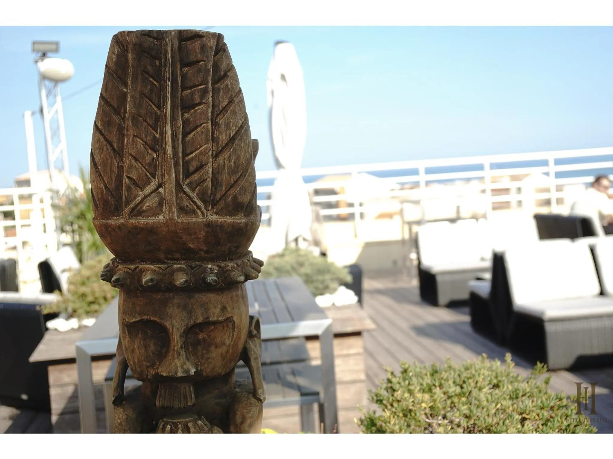 Decorative detail in Cit'Hotel Imperial