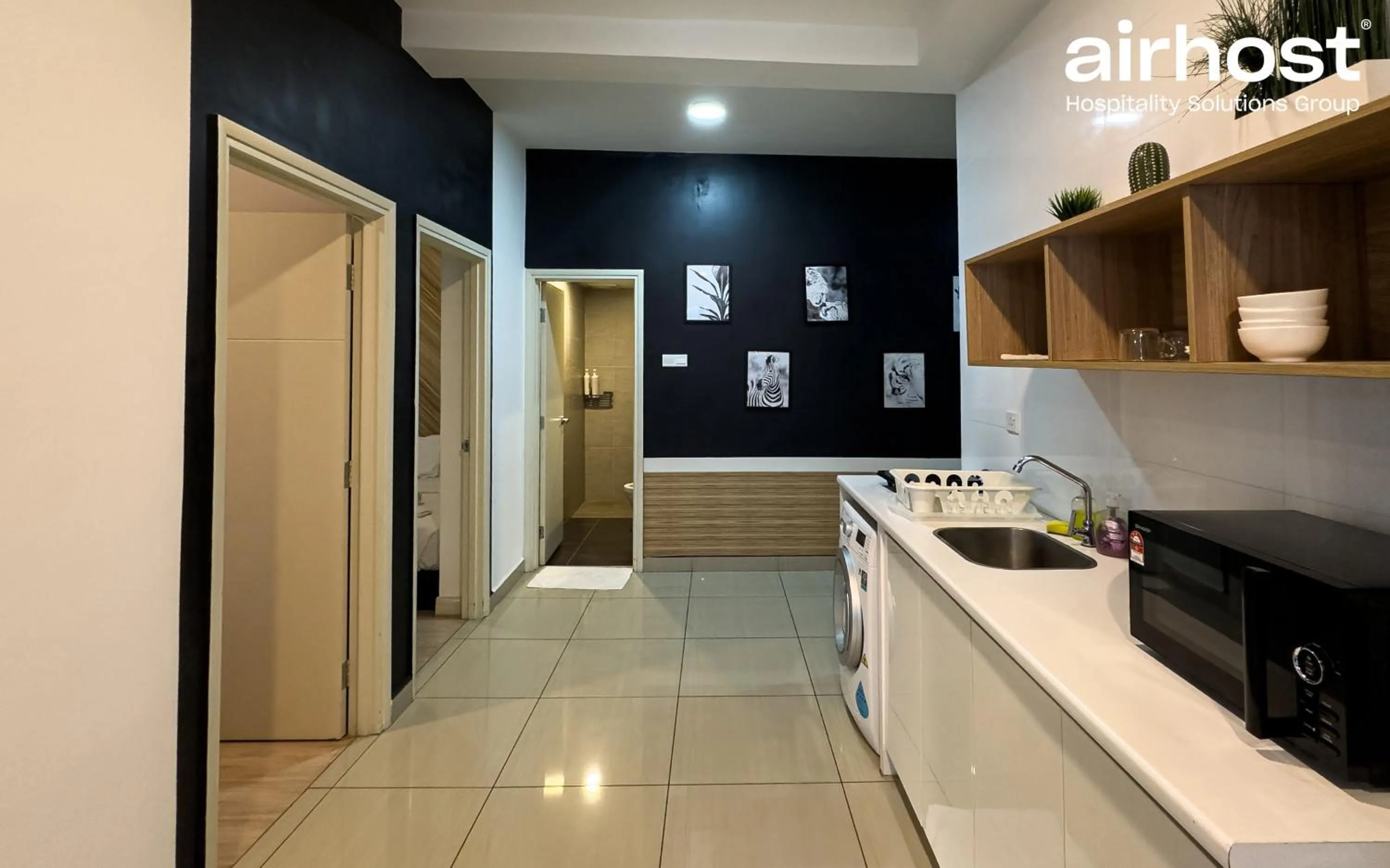 Kitchen or kitchenette in Arte Plus Jalan Ampang by Airhost