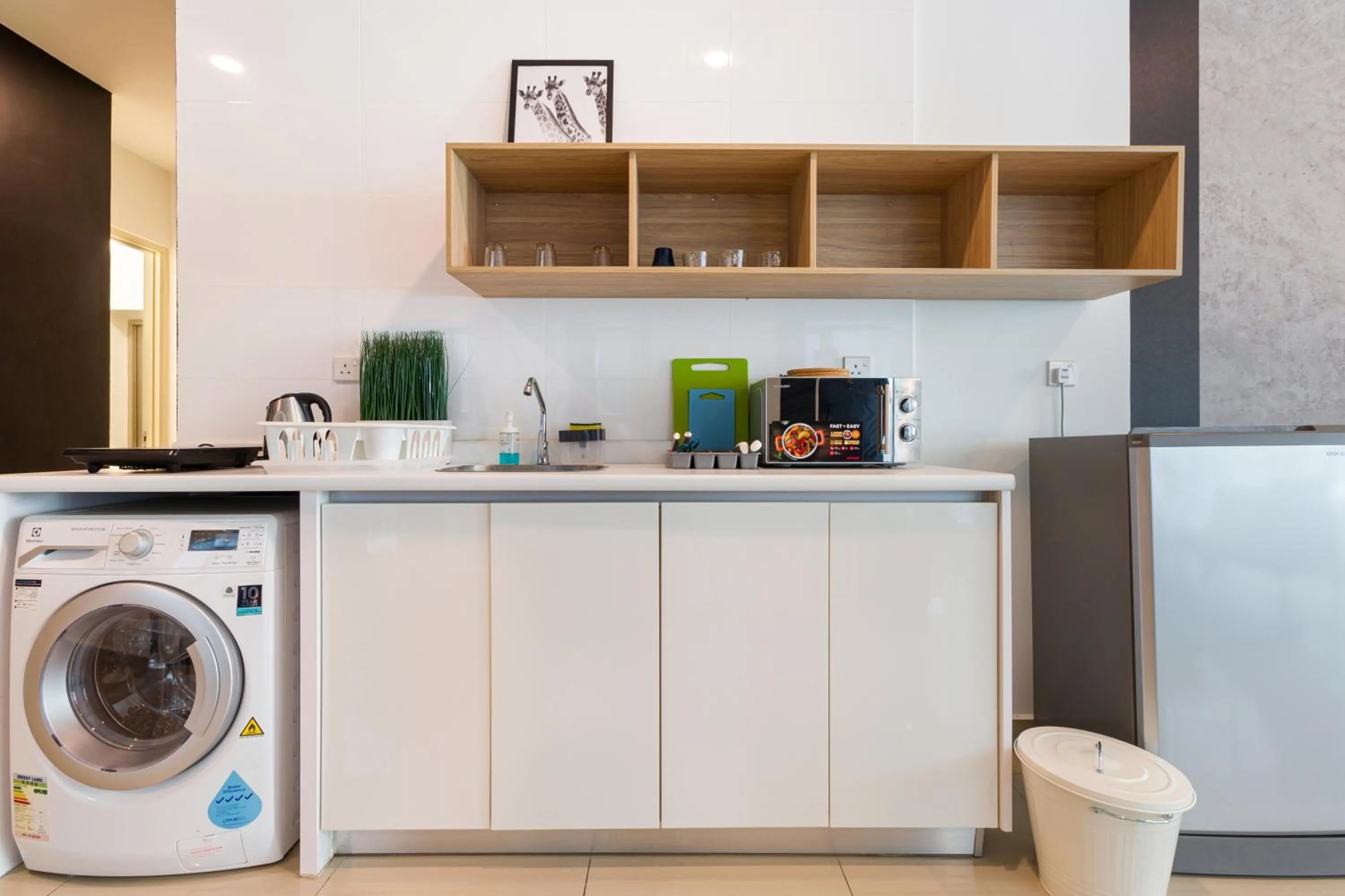 Kitchen or kitchenette in Arte Plus Jalan Ampang by Airhost