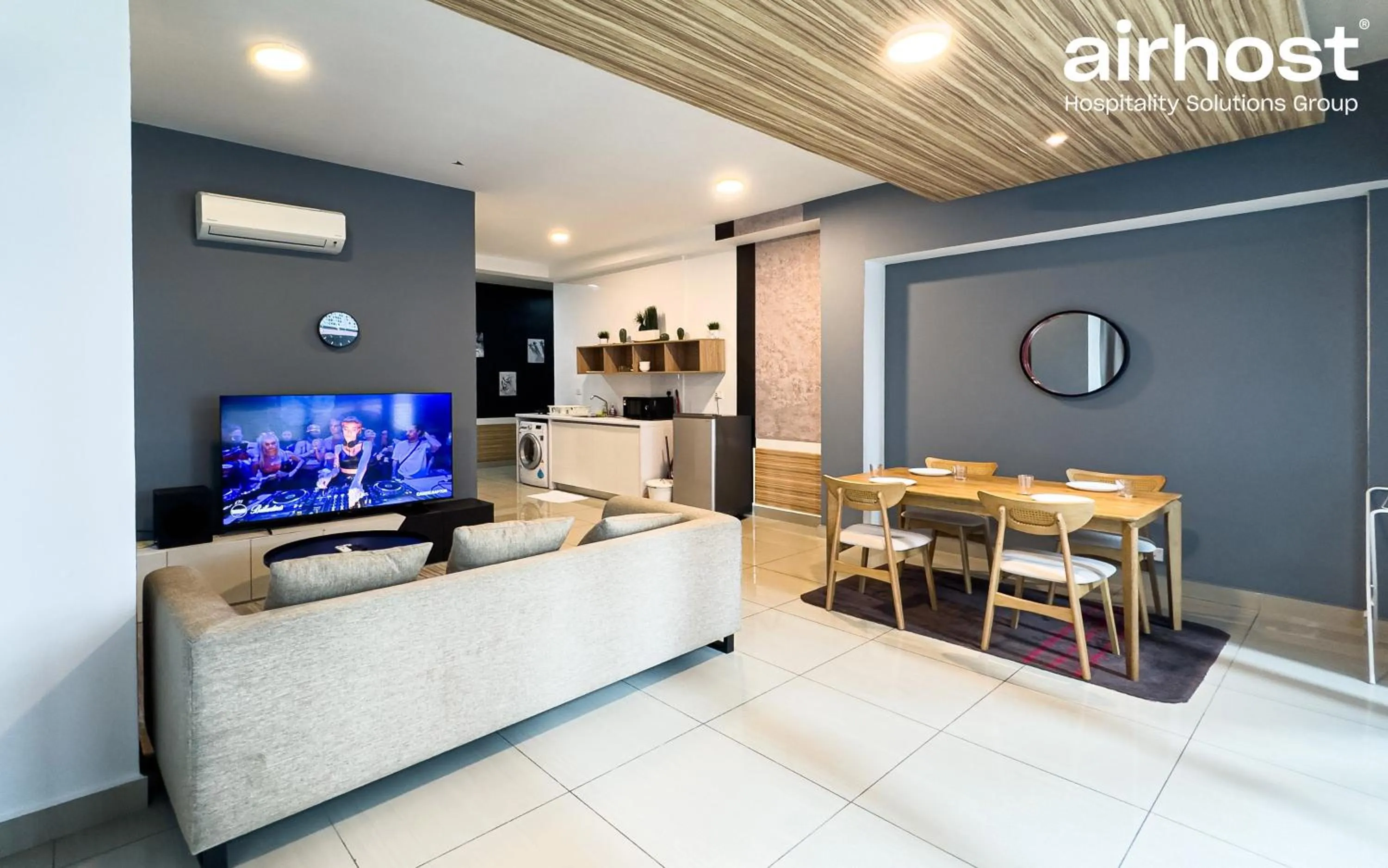 Living room in Arte Plus Jalan Ampang by Airhost