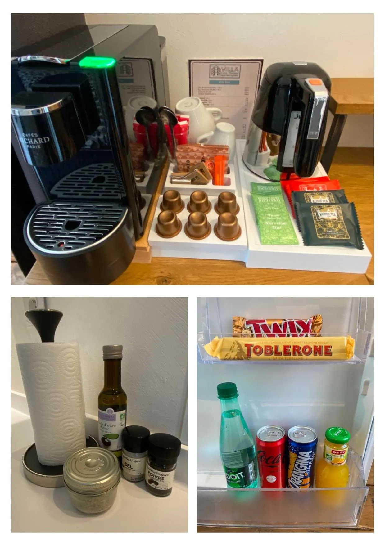 Coffee/tea facilities in Appart Hôtel - VILLA CÔTÉ PLATEAU - Hyper Centre Ville - 3 Étoiles Certifiées-