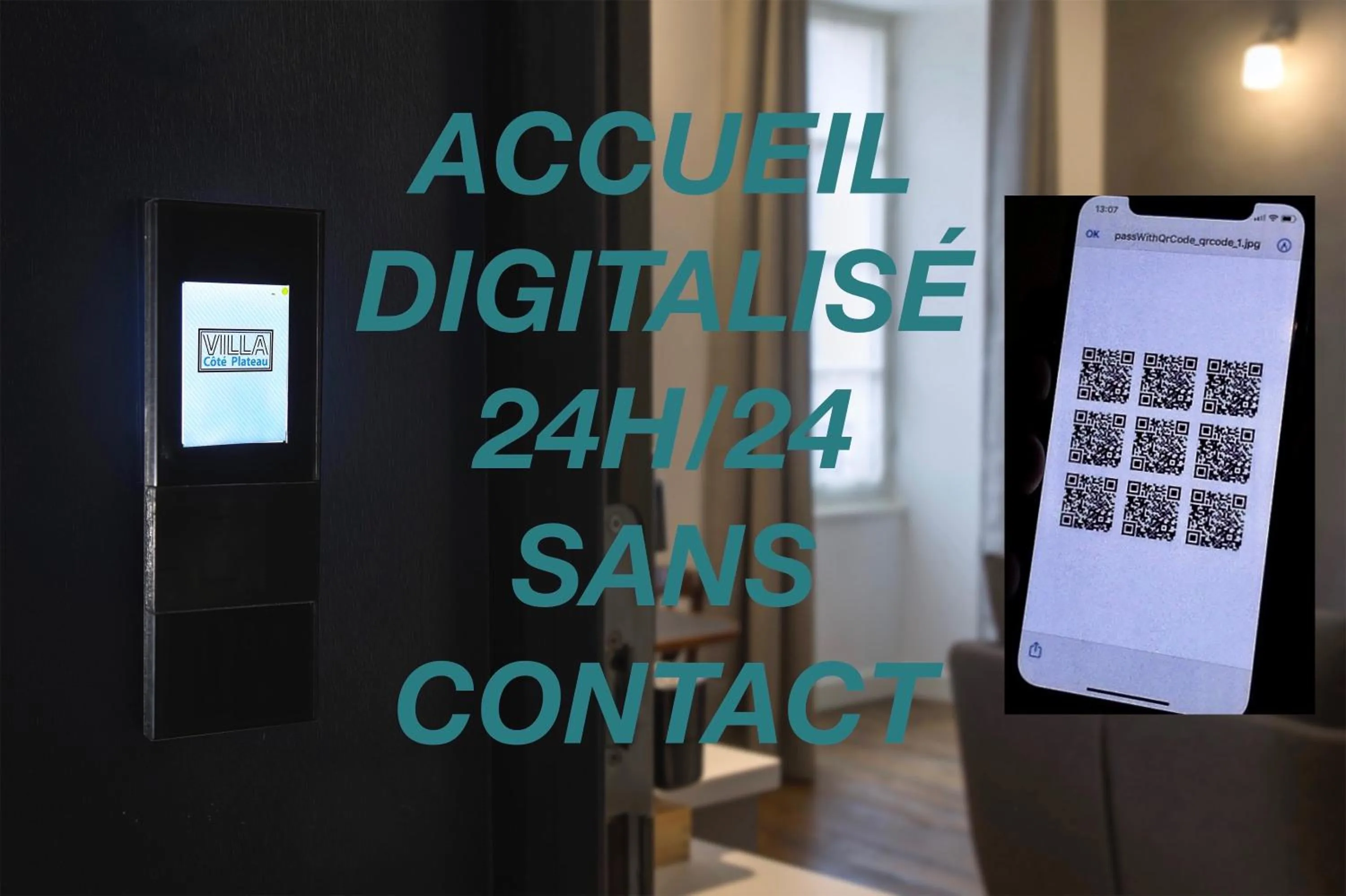 Lobby or reception in Appart Hôtel - VILLA CÔTÉ PLATEAU - Hyper Centre Ville - 3 Étoiles Certifiées-