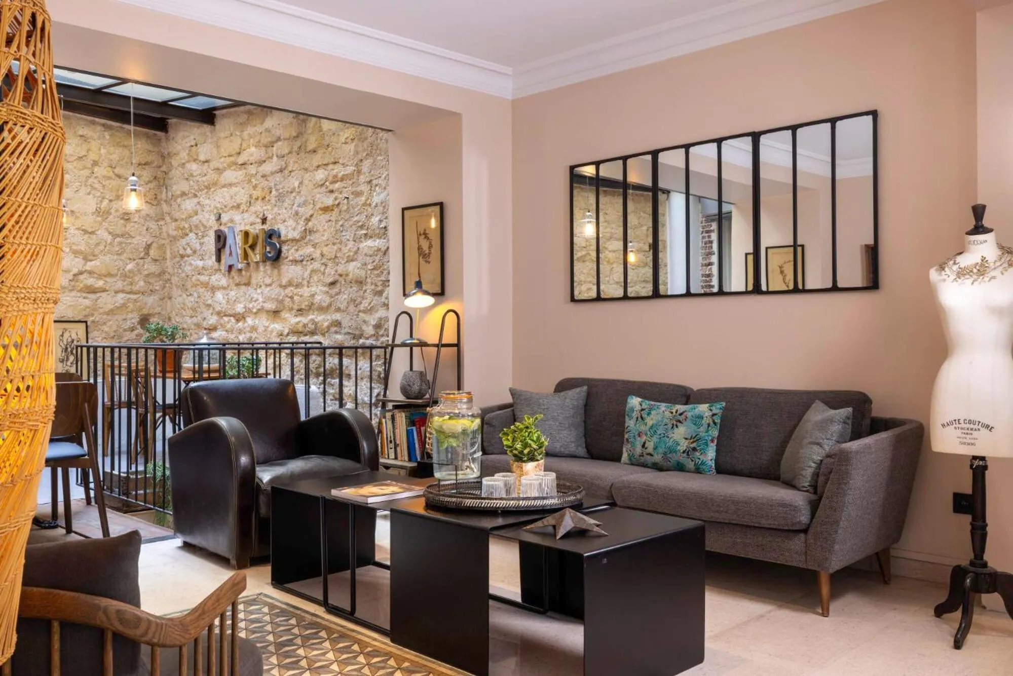 Lobby or reception in Hôtel Maxim Quartier Latin