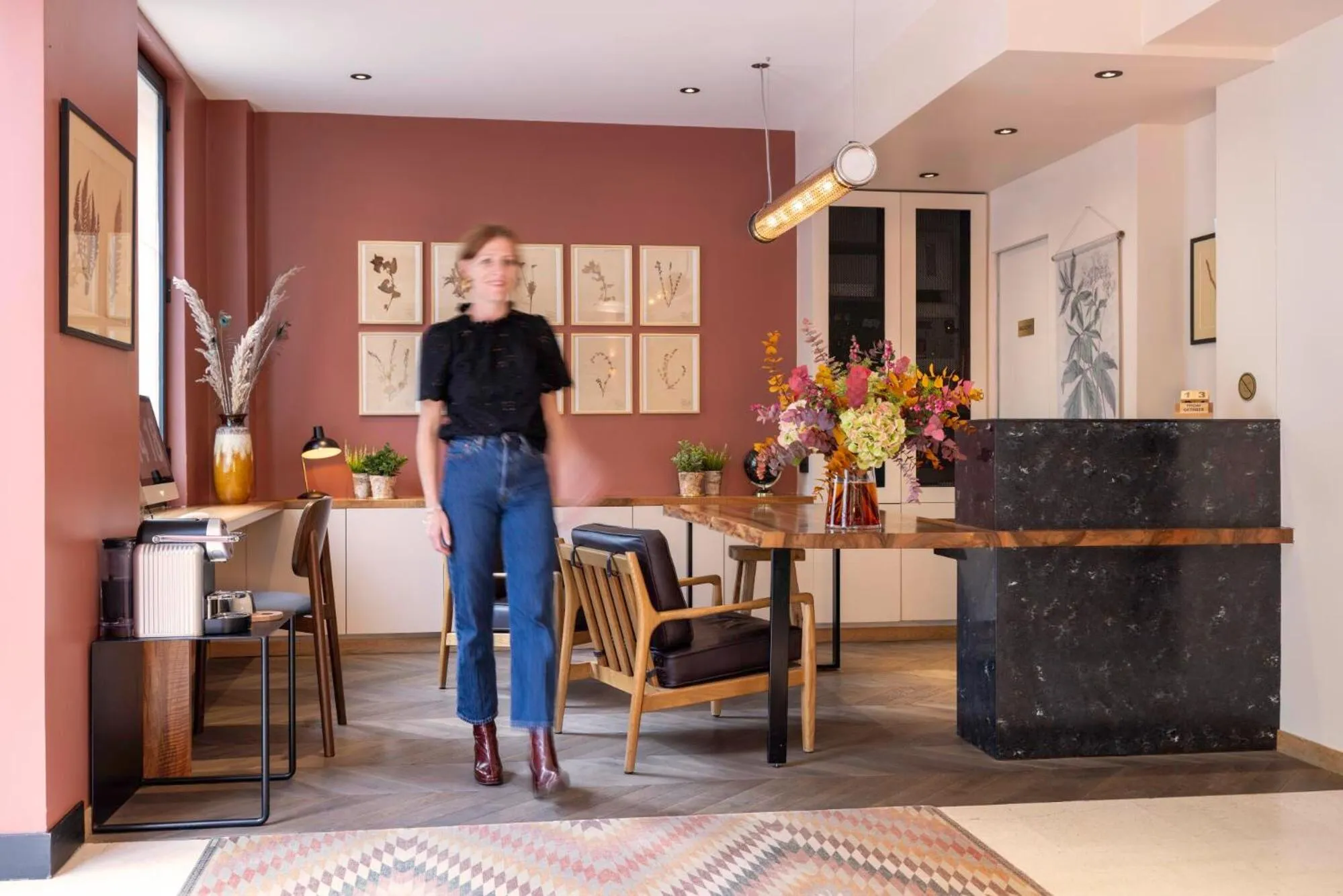 Lobby or reception in Hôtel Maxim Quartier Latin