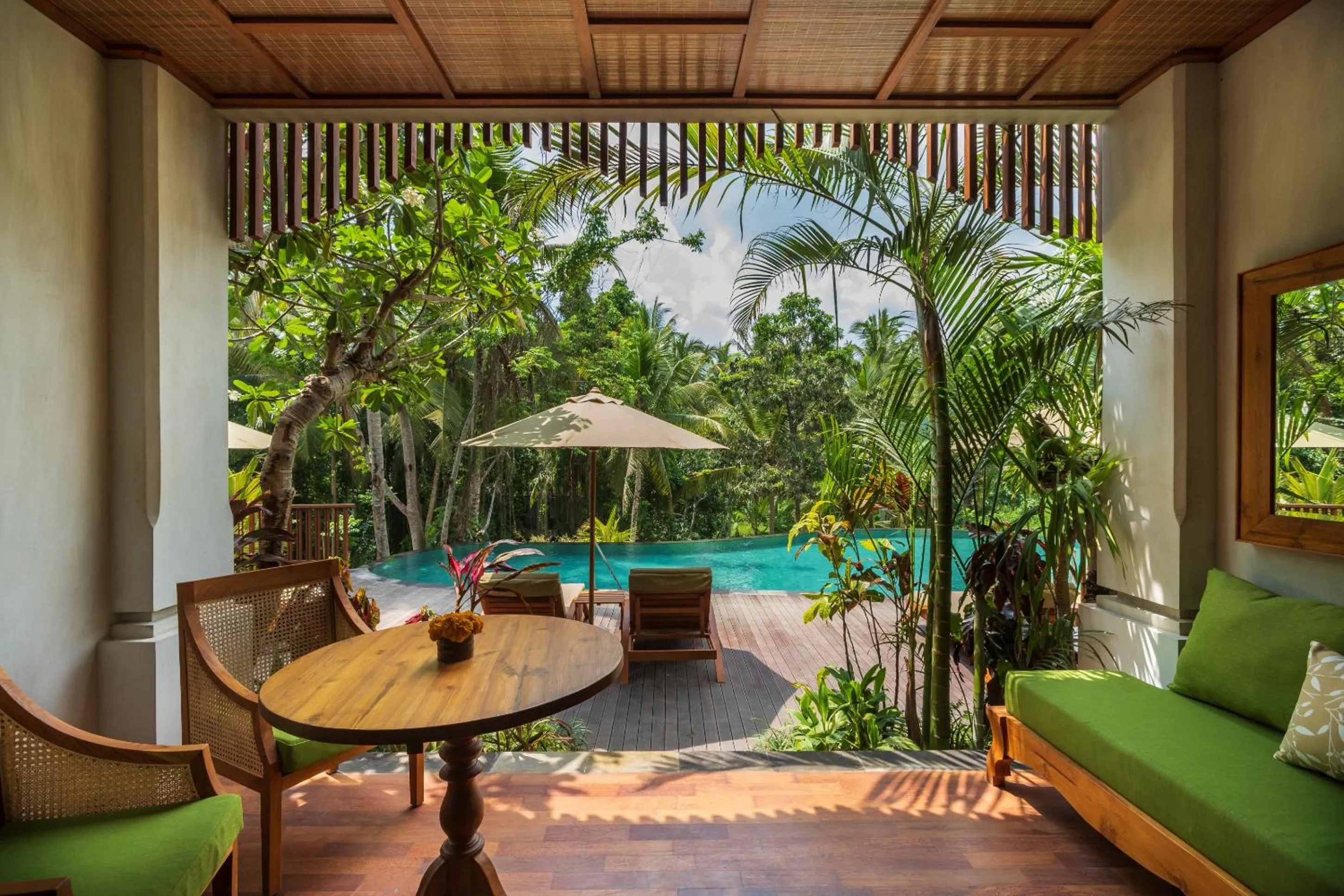Patio in Adiwana Unagi Suites