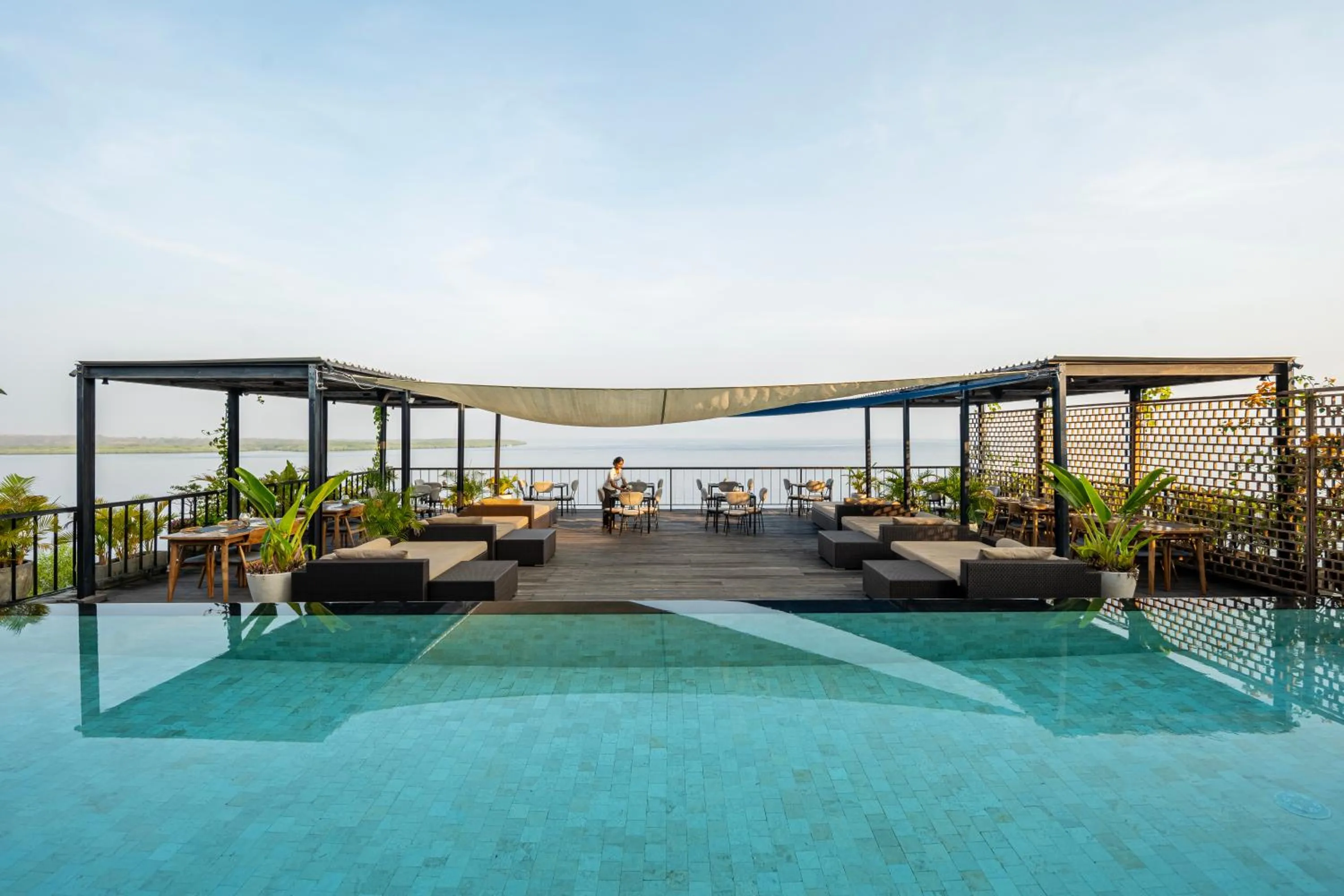 Patio in Adiwana Warnakali Resort