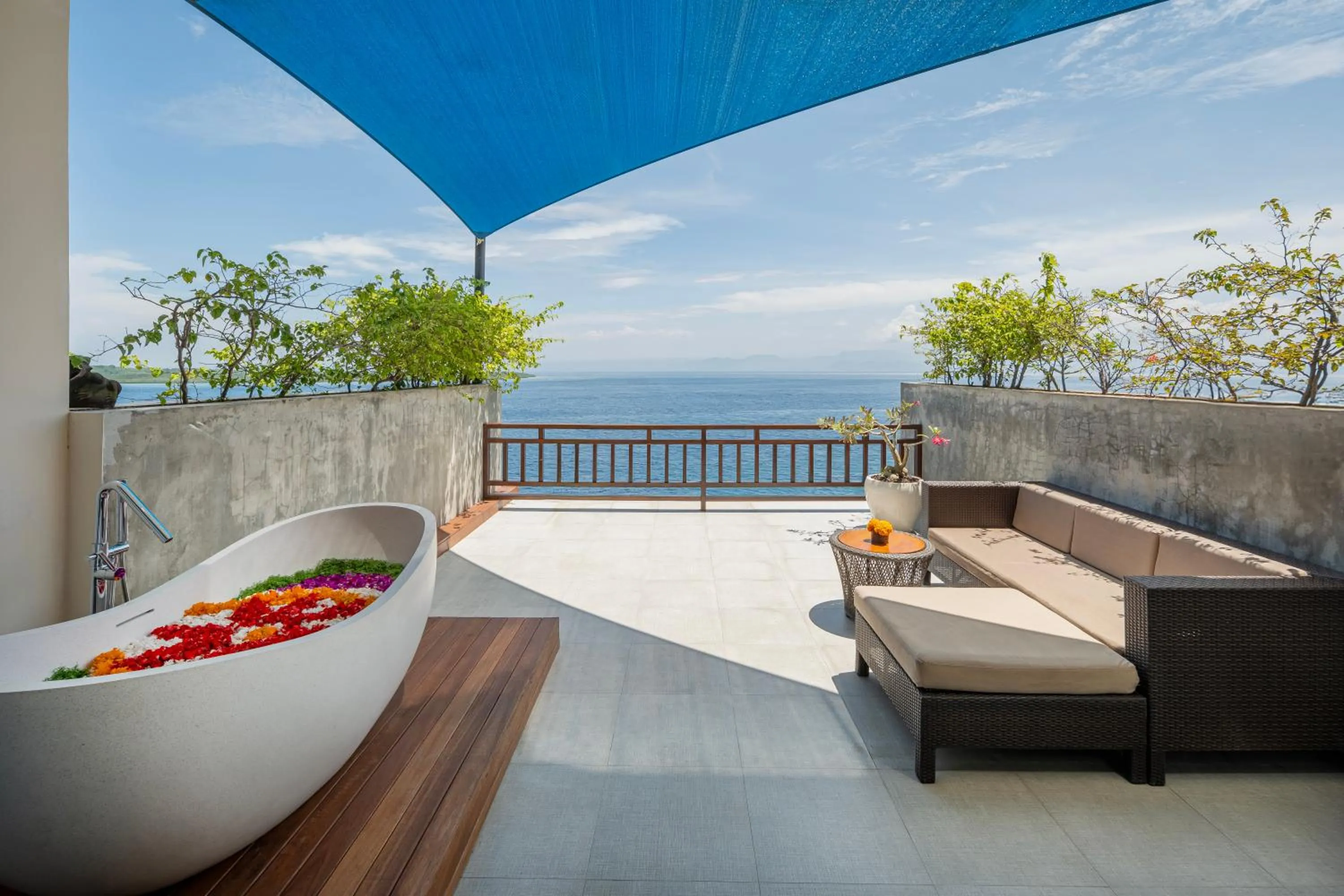 Patio in Adiwana Warnakali Resort