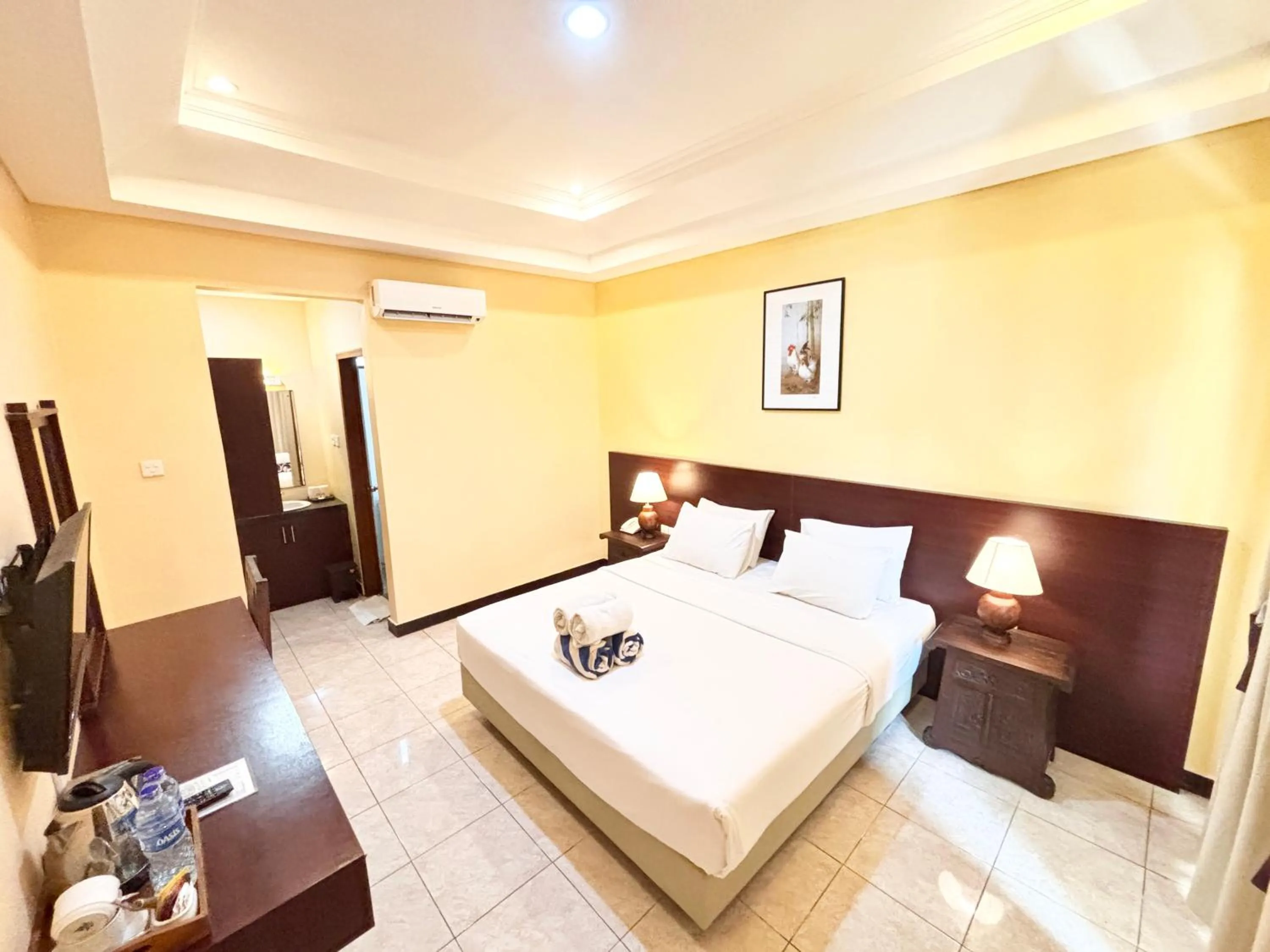 Bed in Segara Agung Boutique Hotel