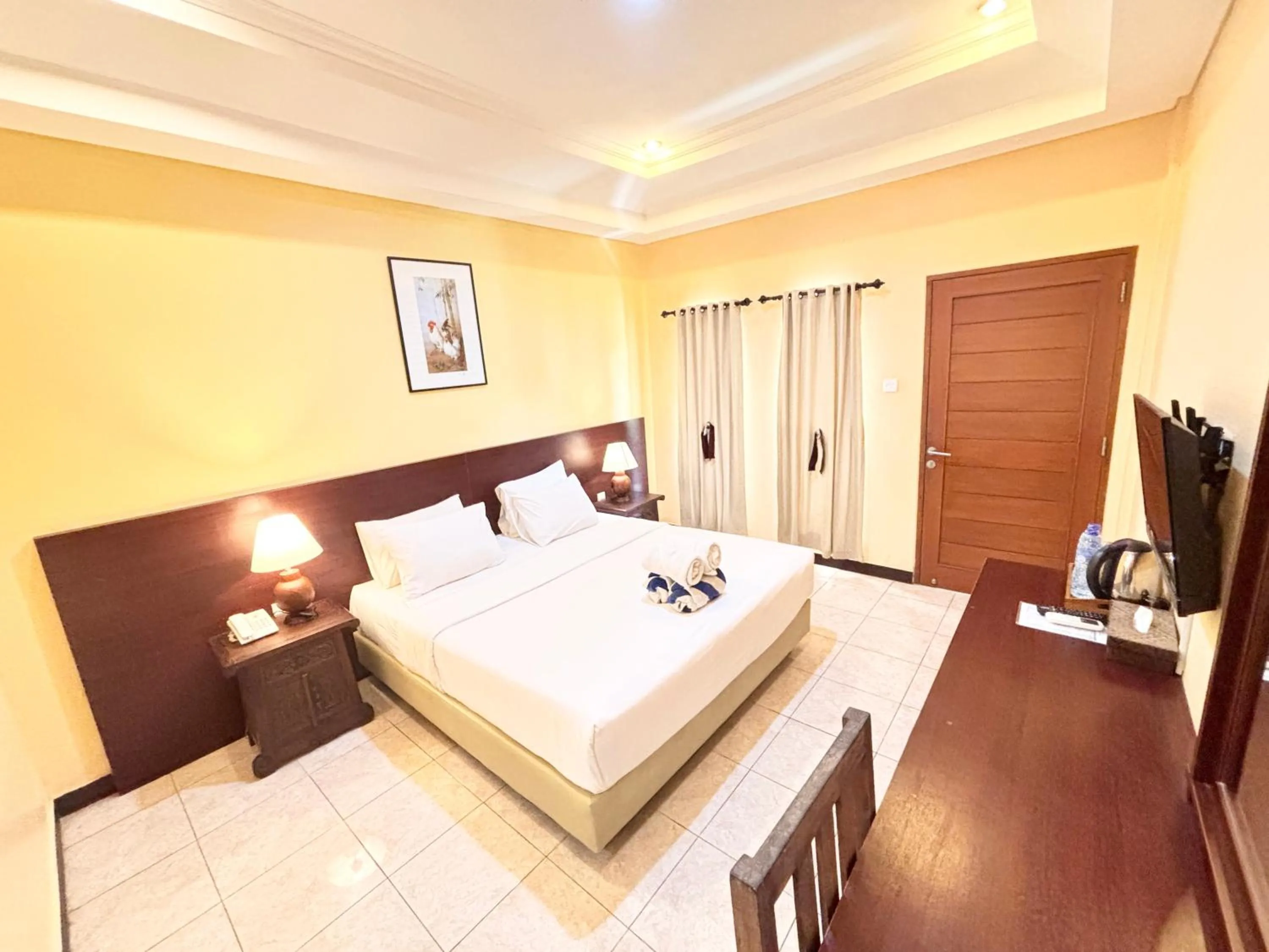 Bed in Segara Agung Boutique Hotel