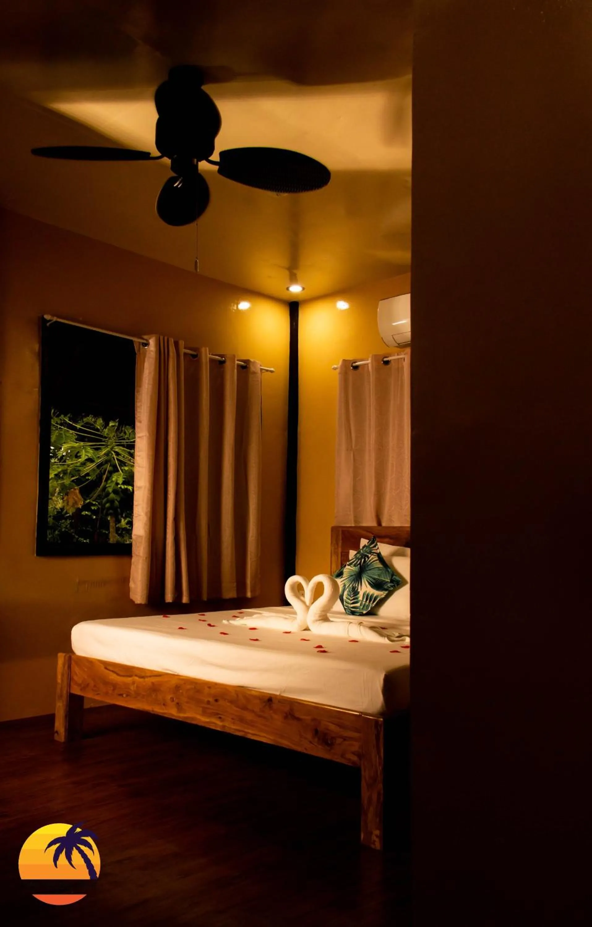 Bed in Loboc Cool River Resort