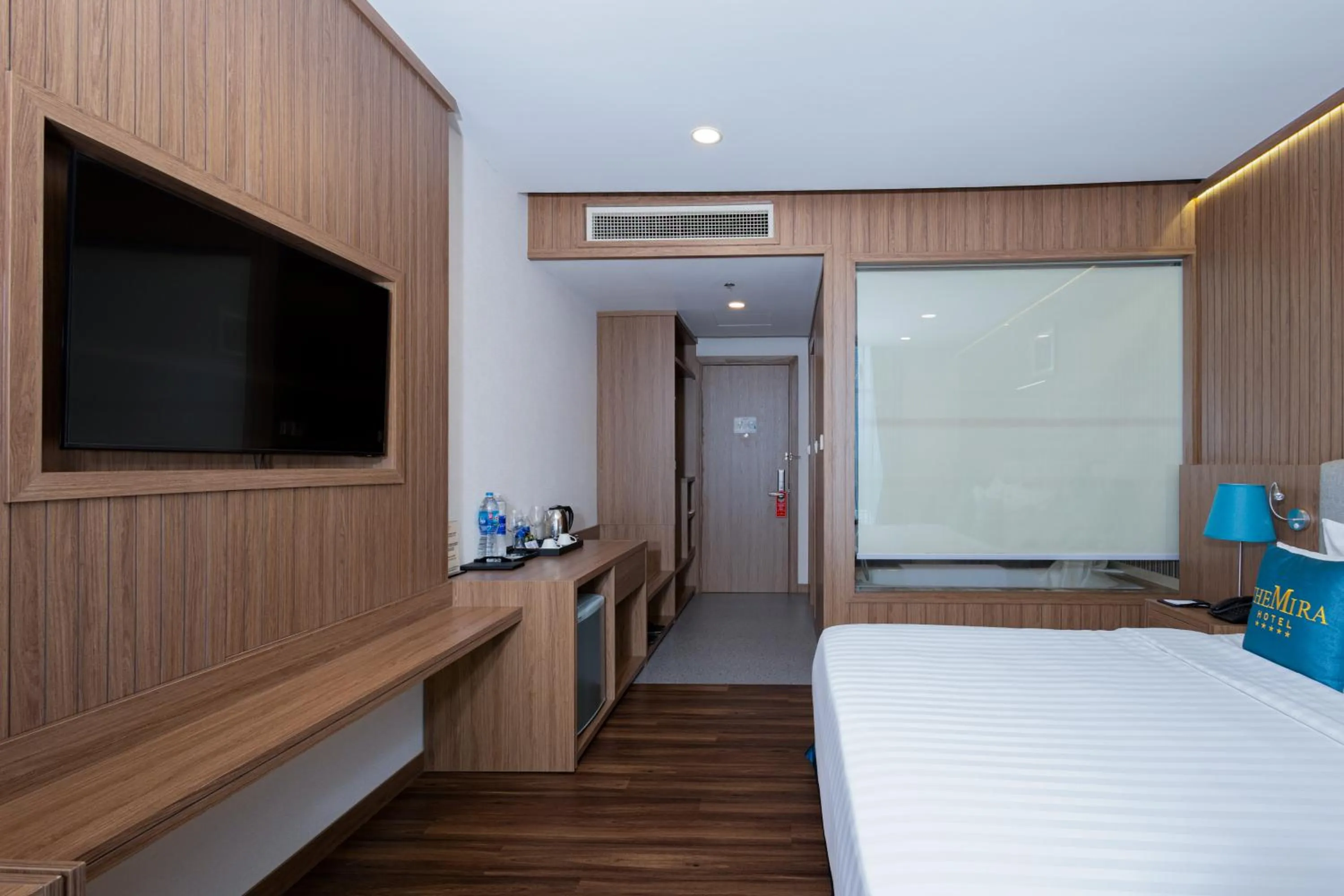 Bed in The Mira Hotel