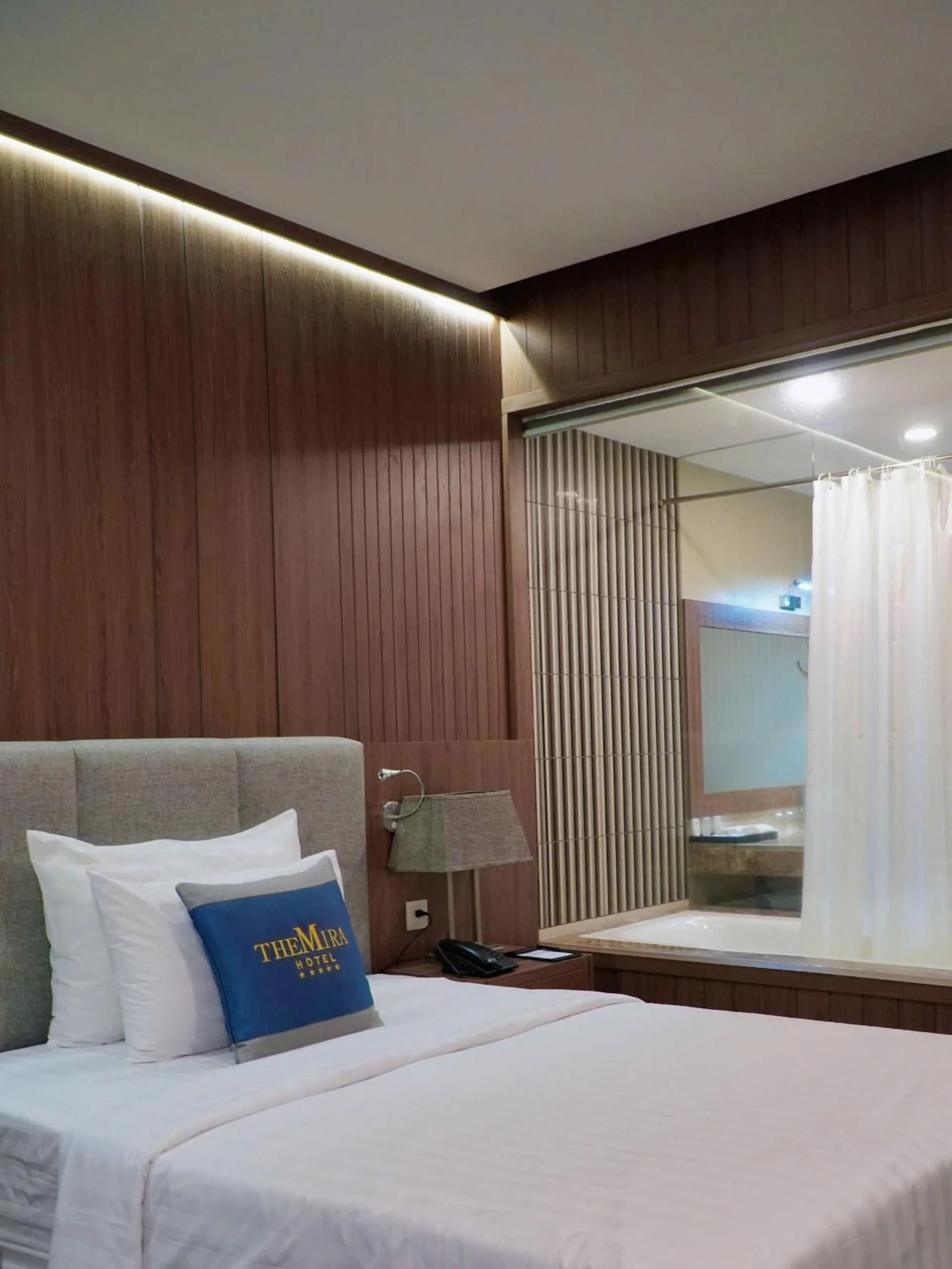 Bed in The Mira Hotel