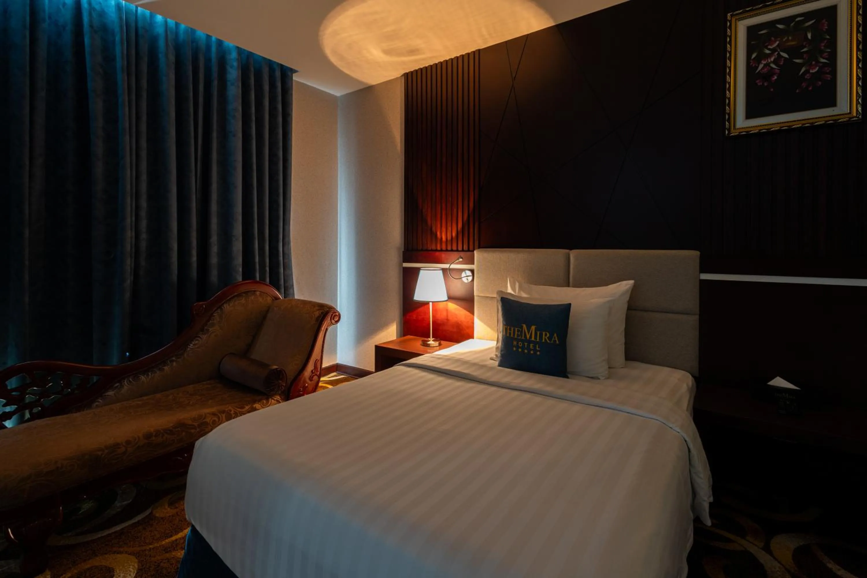 Bed in The Mira Hotel