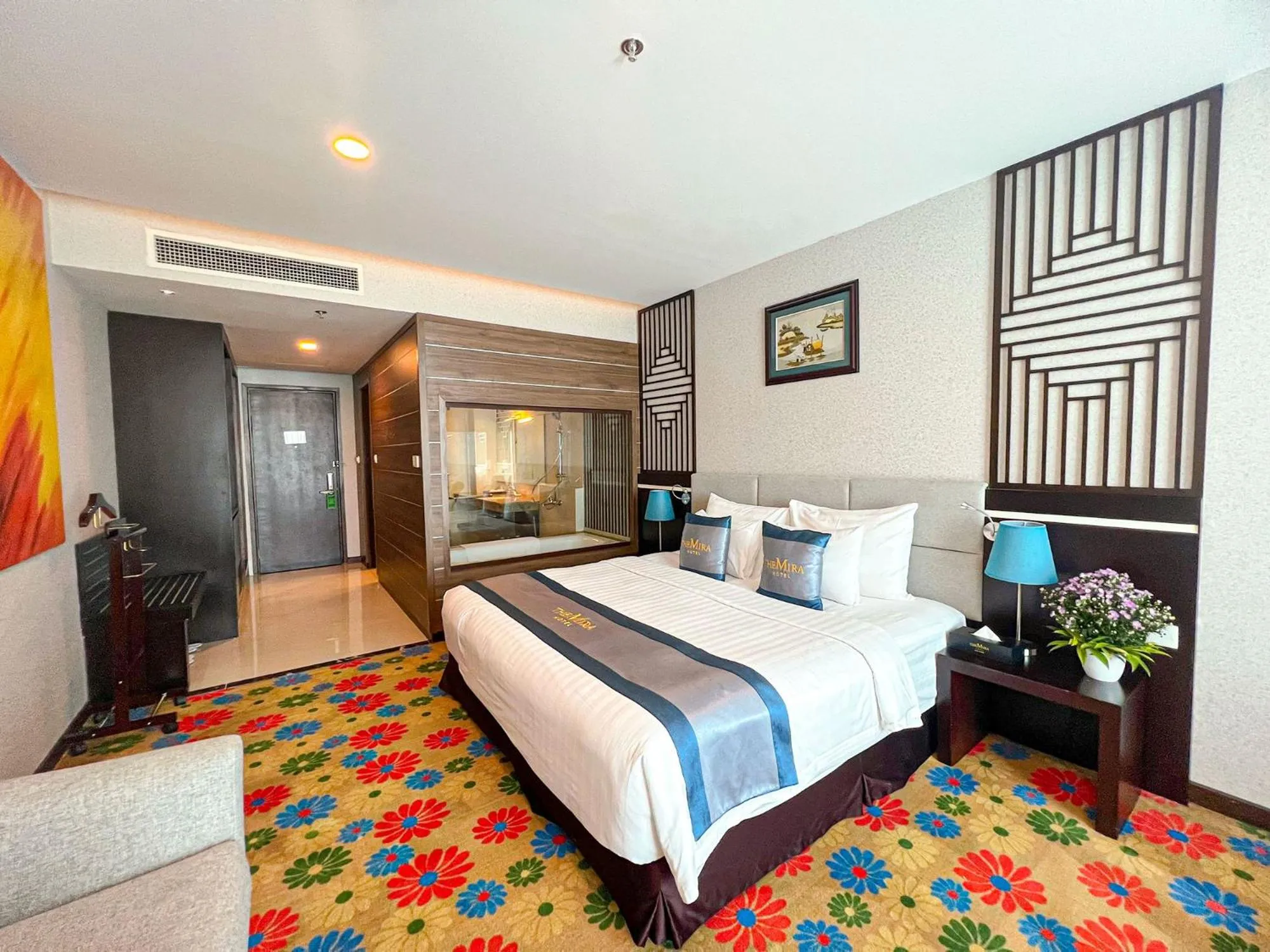 Bed in The Mira Hotel