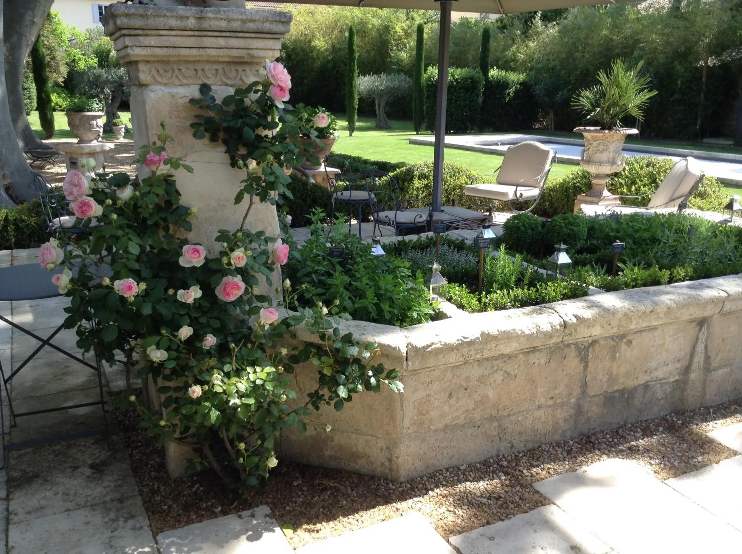 Garden in La Bastide de Boulbon