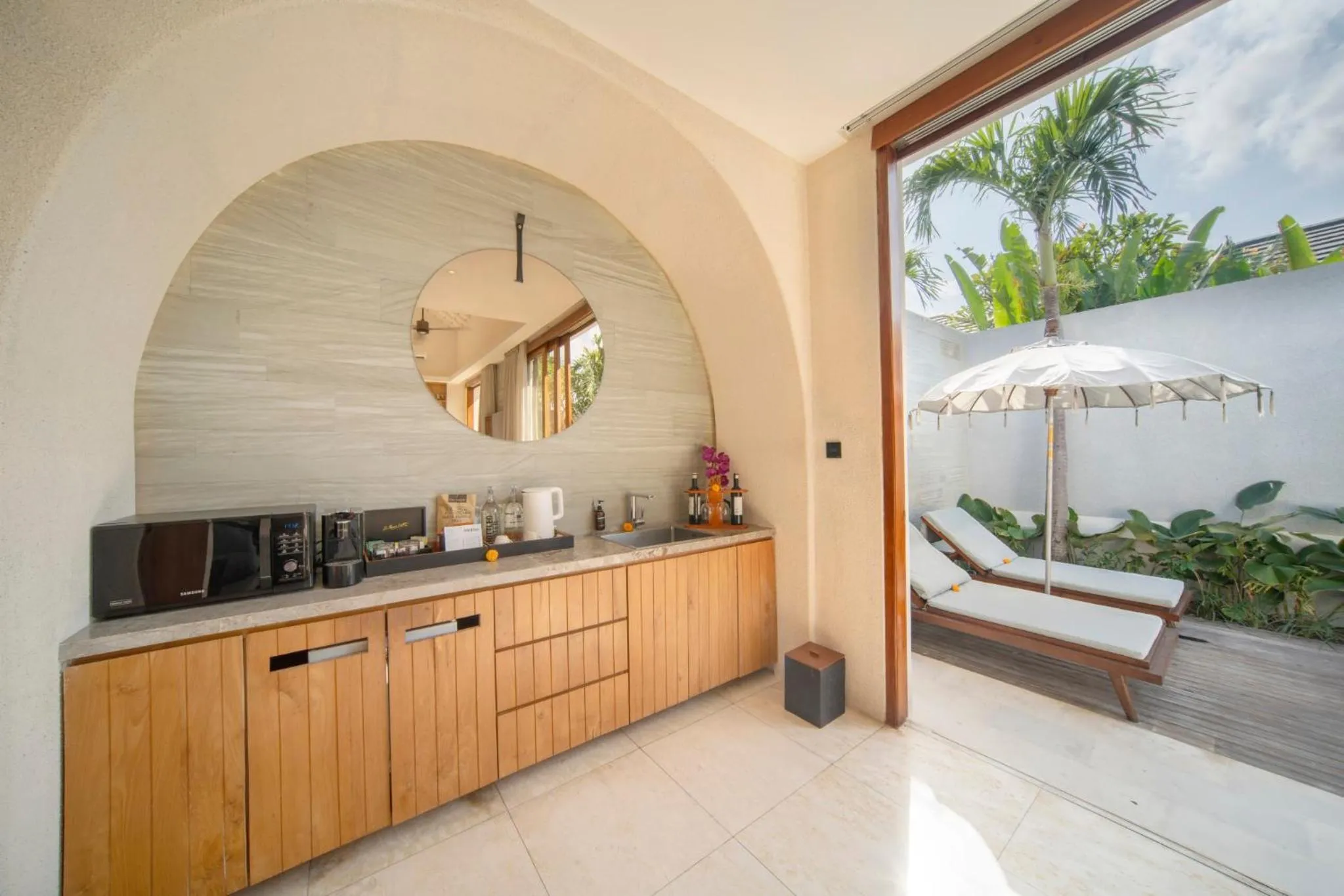 Kitchen or kitchenette in Astera Villa Seminyak by Ini Vie Hospitality