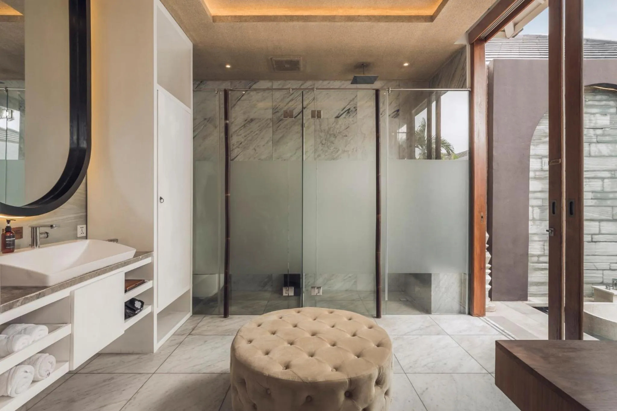 Bathroom in Astera Villa Seminyak by Ini Vie Hospitality