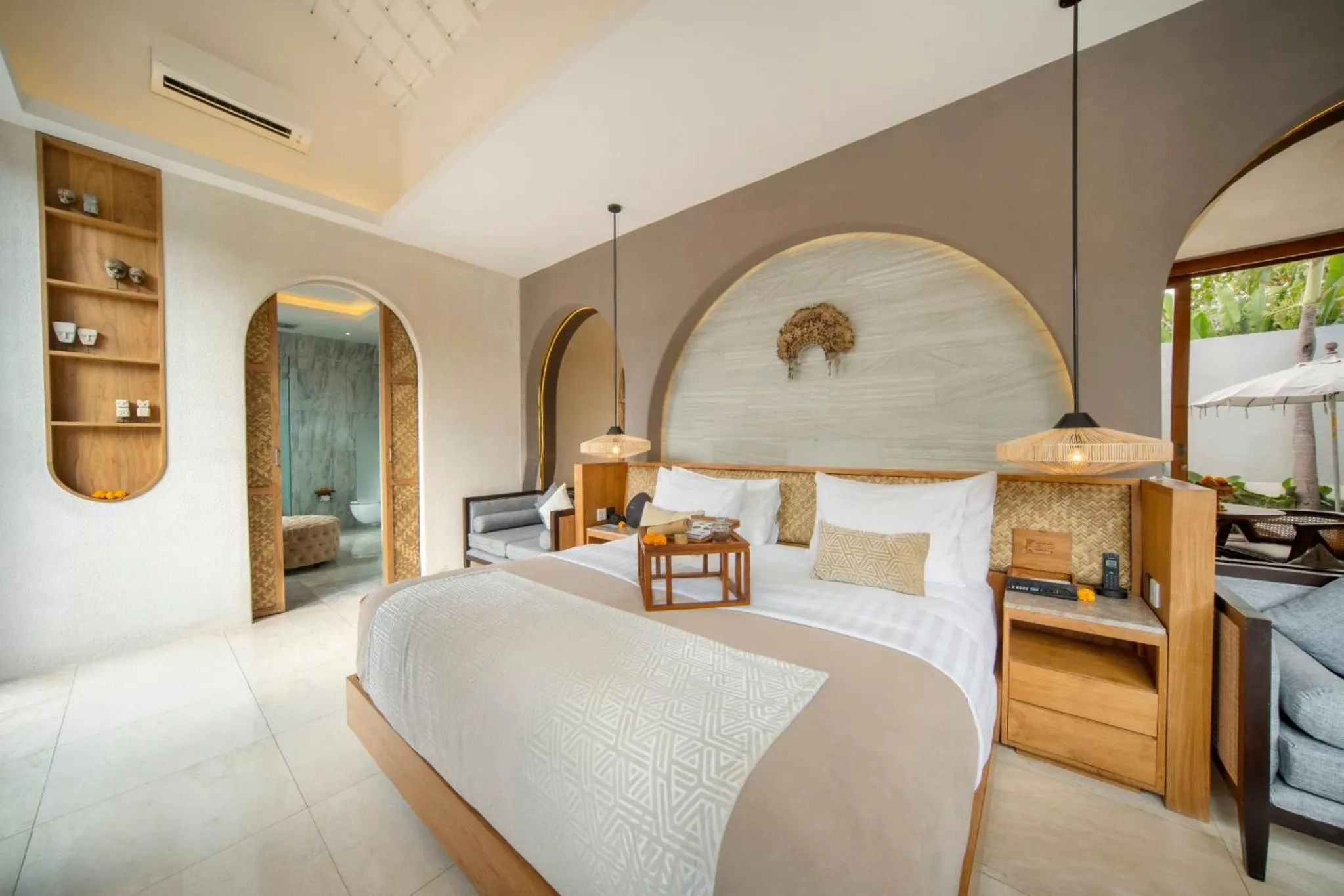 Bedroom, Bed in Astera Villa Seminyak by Ini Vie Hospitality