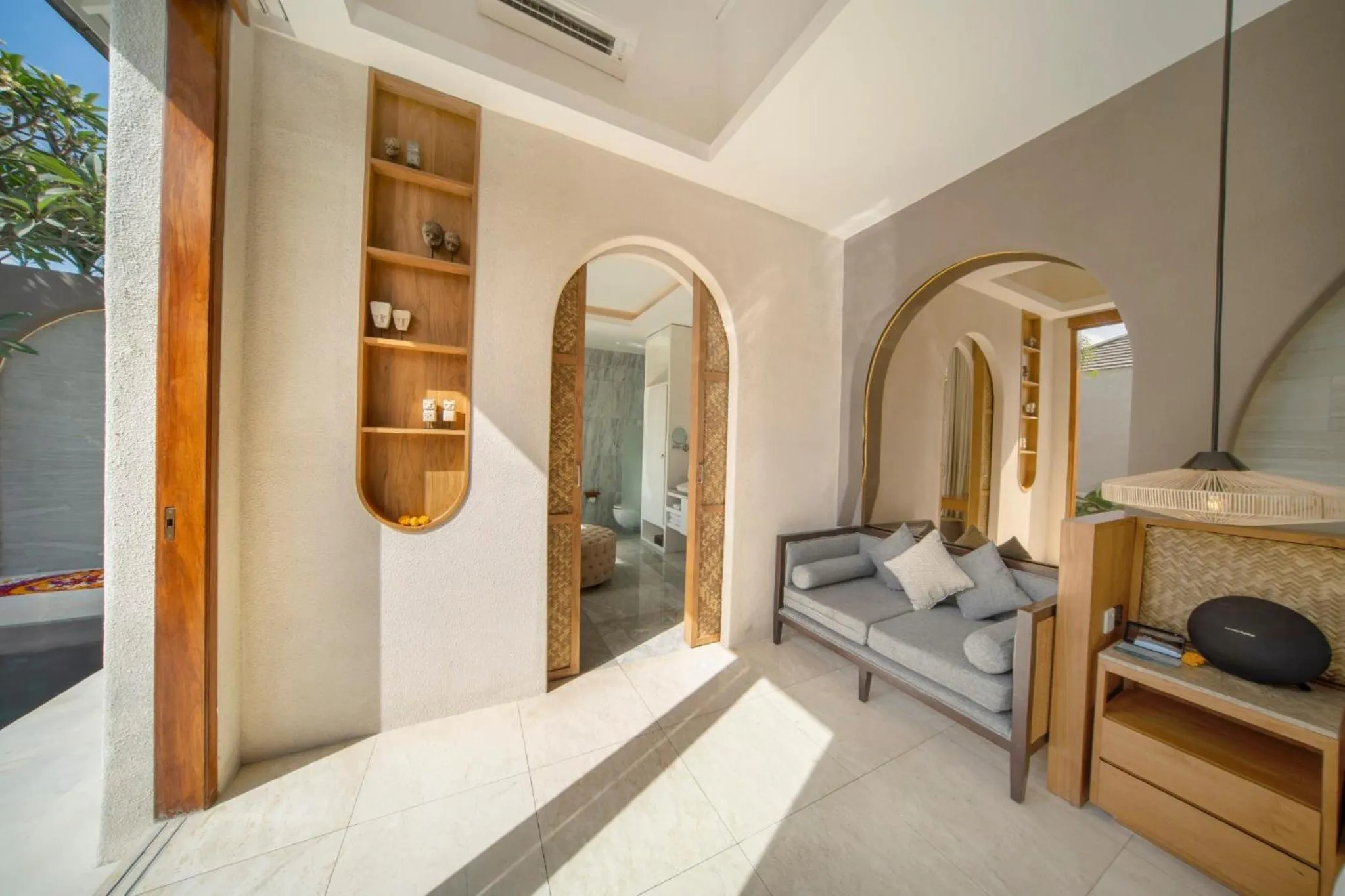 Seating area, Bed in Astera Villa Seminyak by Ini Vie Hospitality