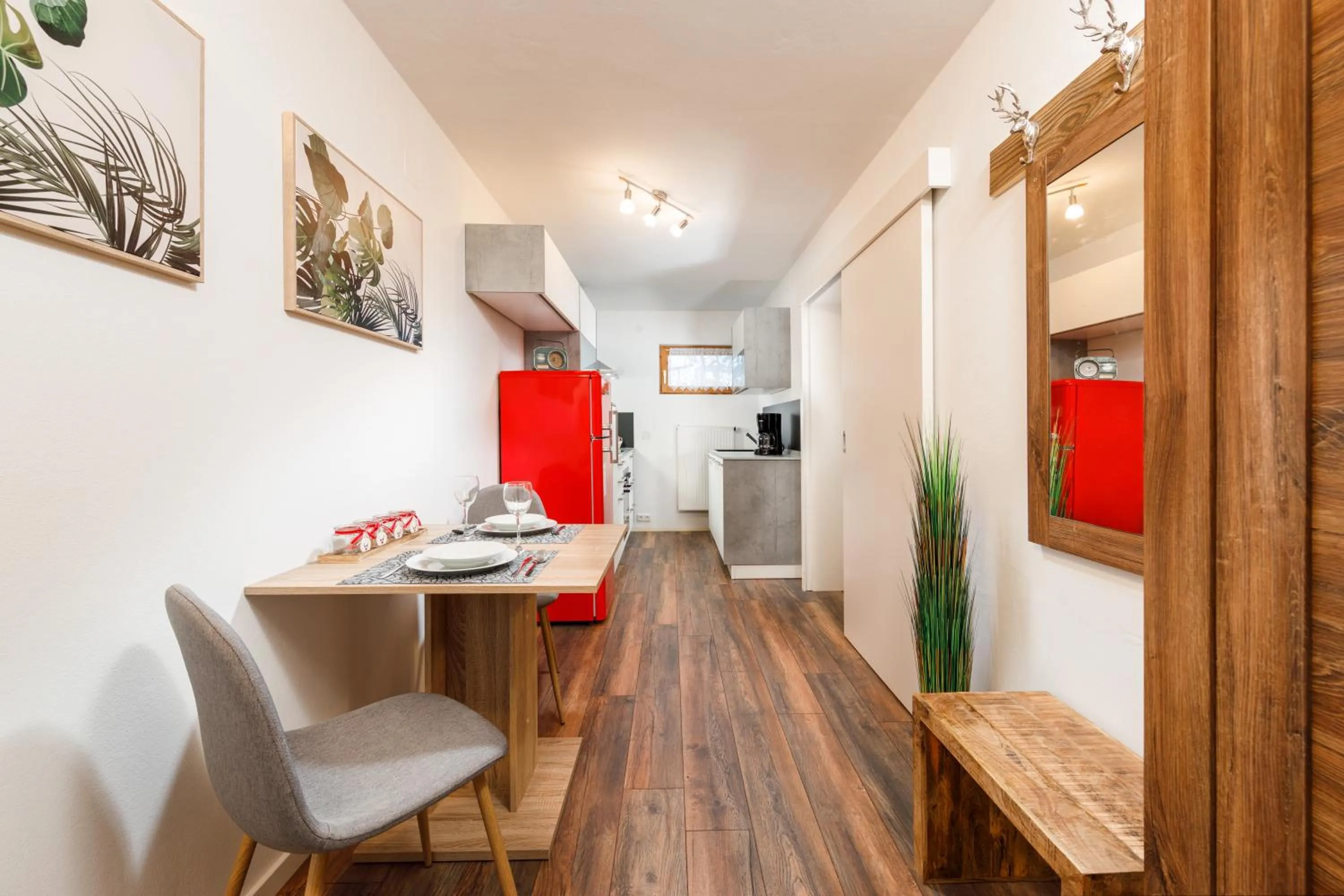 Kitchen or kitchenette in Haus Magnushof