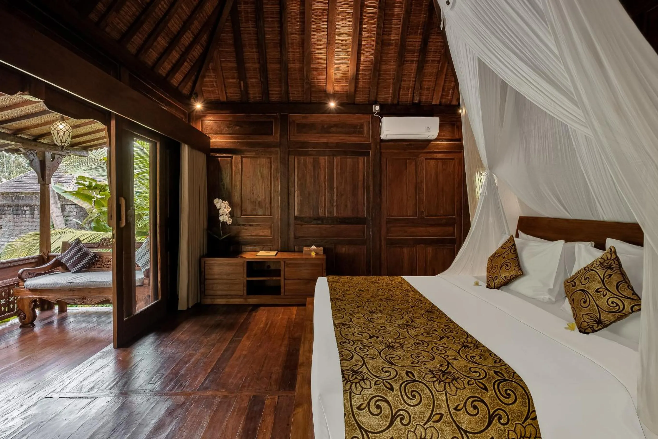 Bed in Andara Ubud Villa