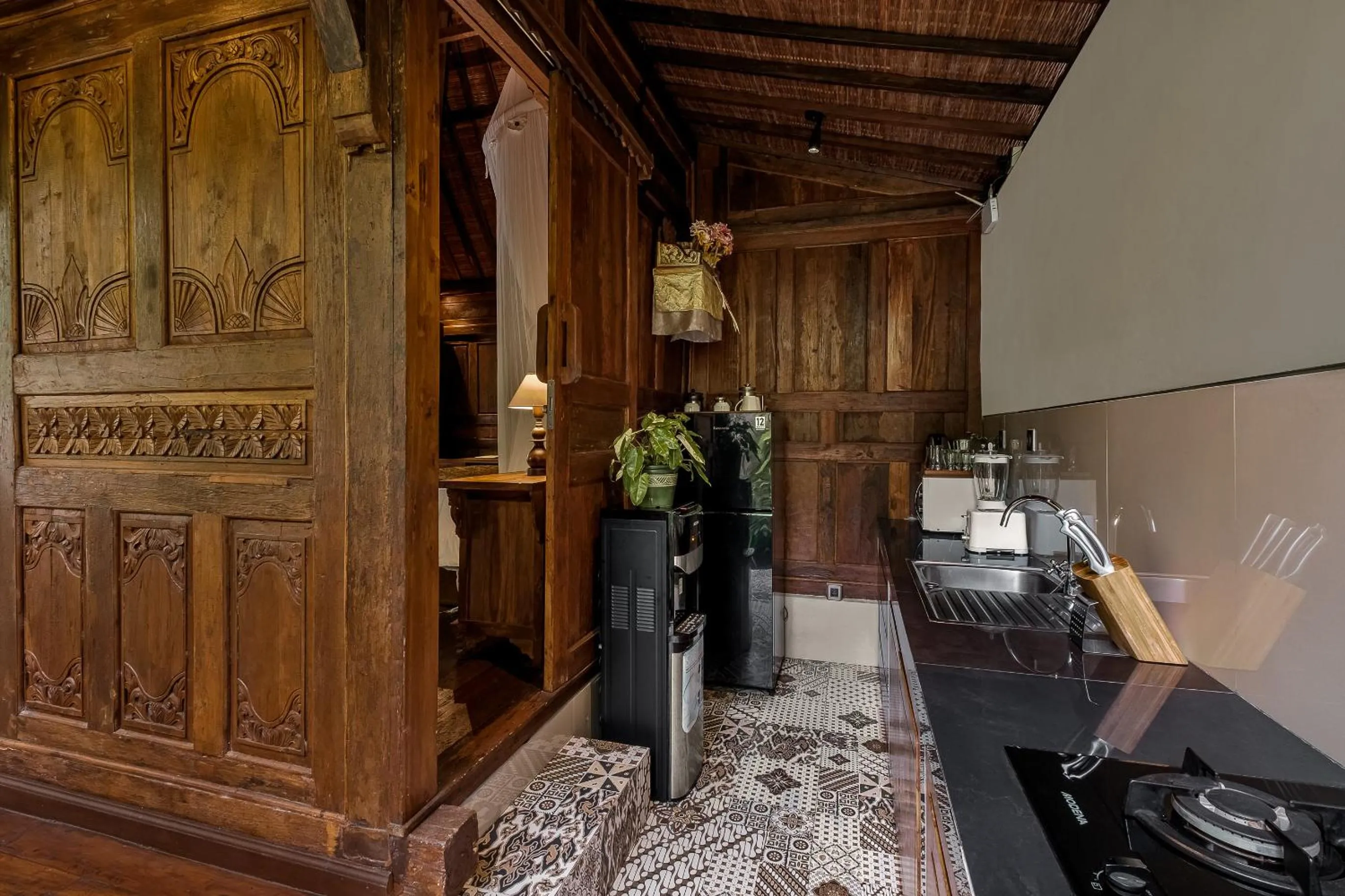 Kitchen or kitchenette in Andara Ubud Villa