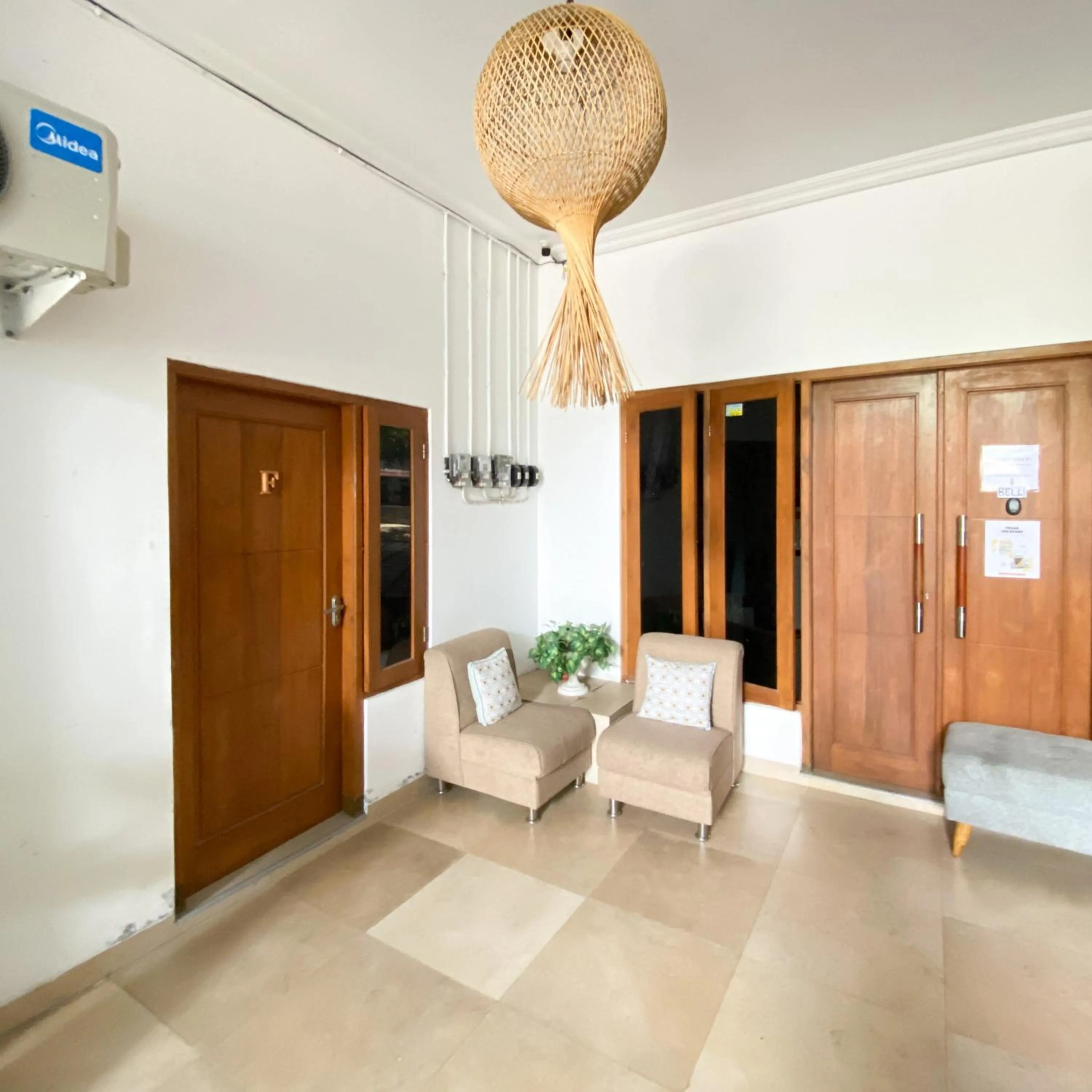 Seating area in The Eco Village Homestay RedPartner