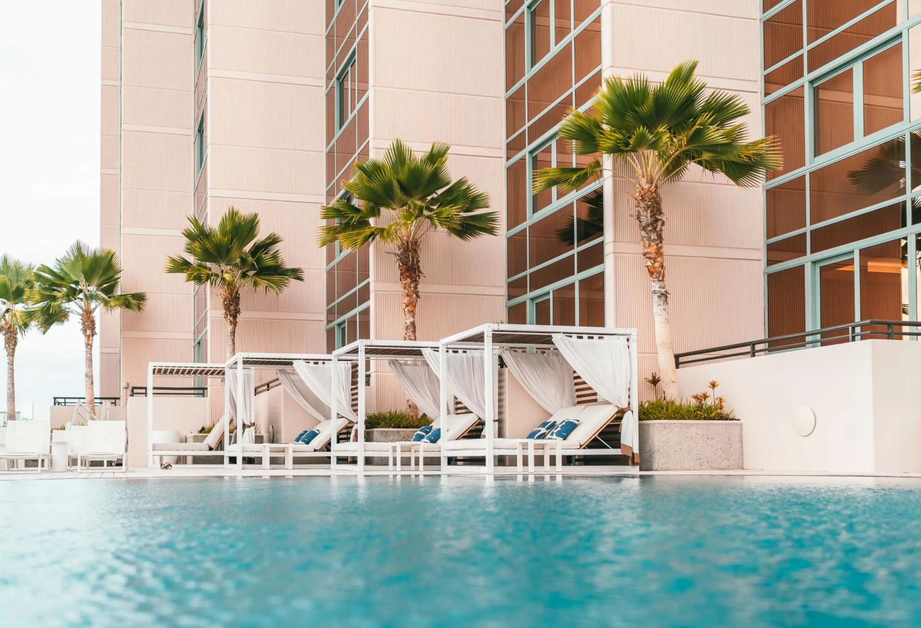 Pool view in Prince Waikiki