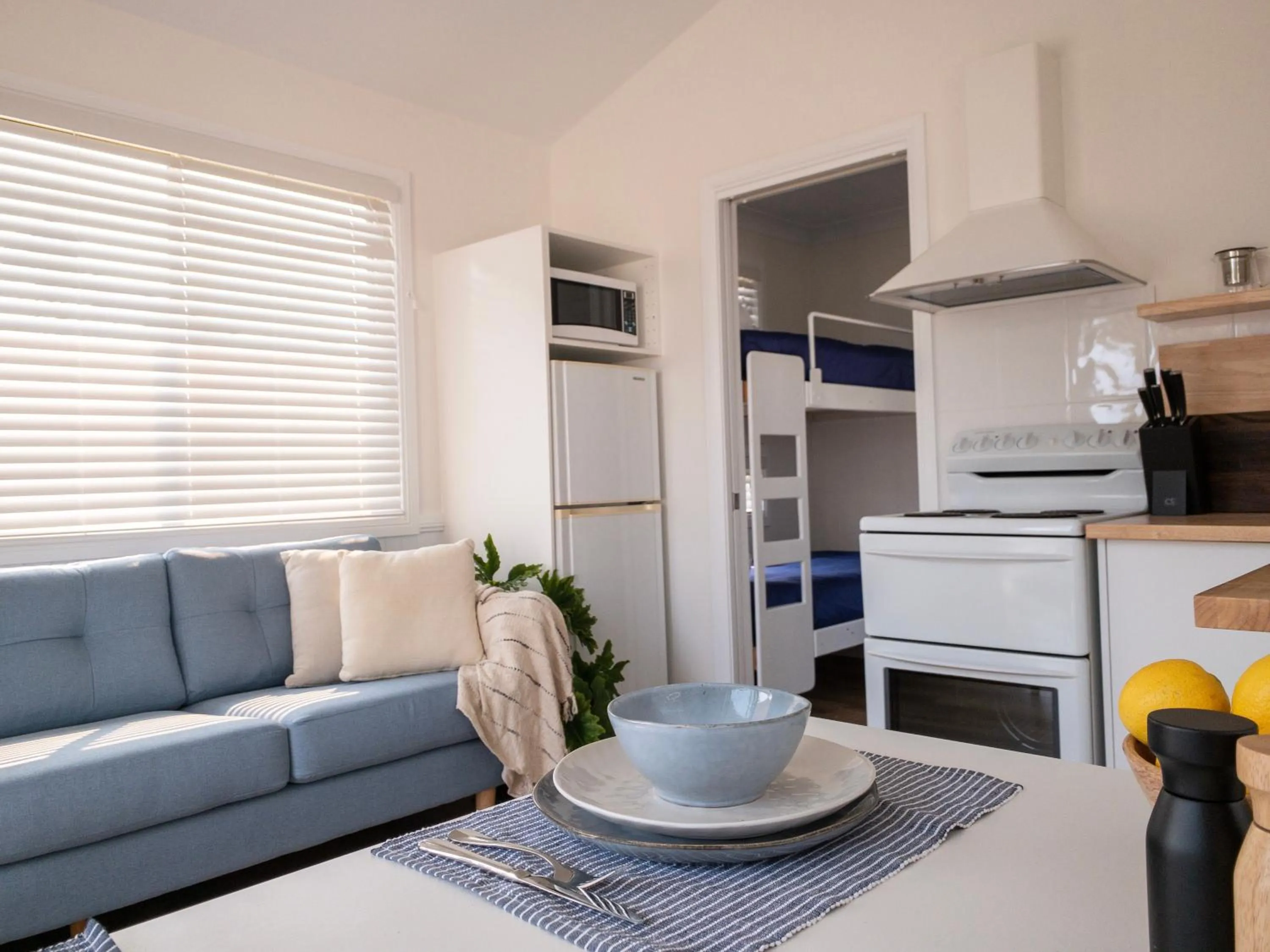 Kitchen or kitchenette in Little Palm Cabins